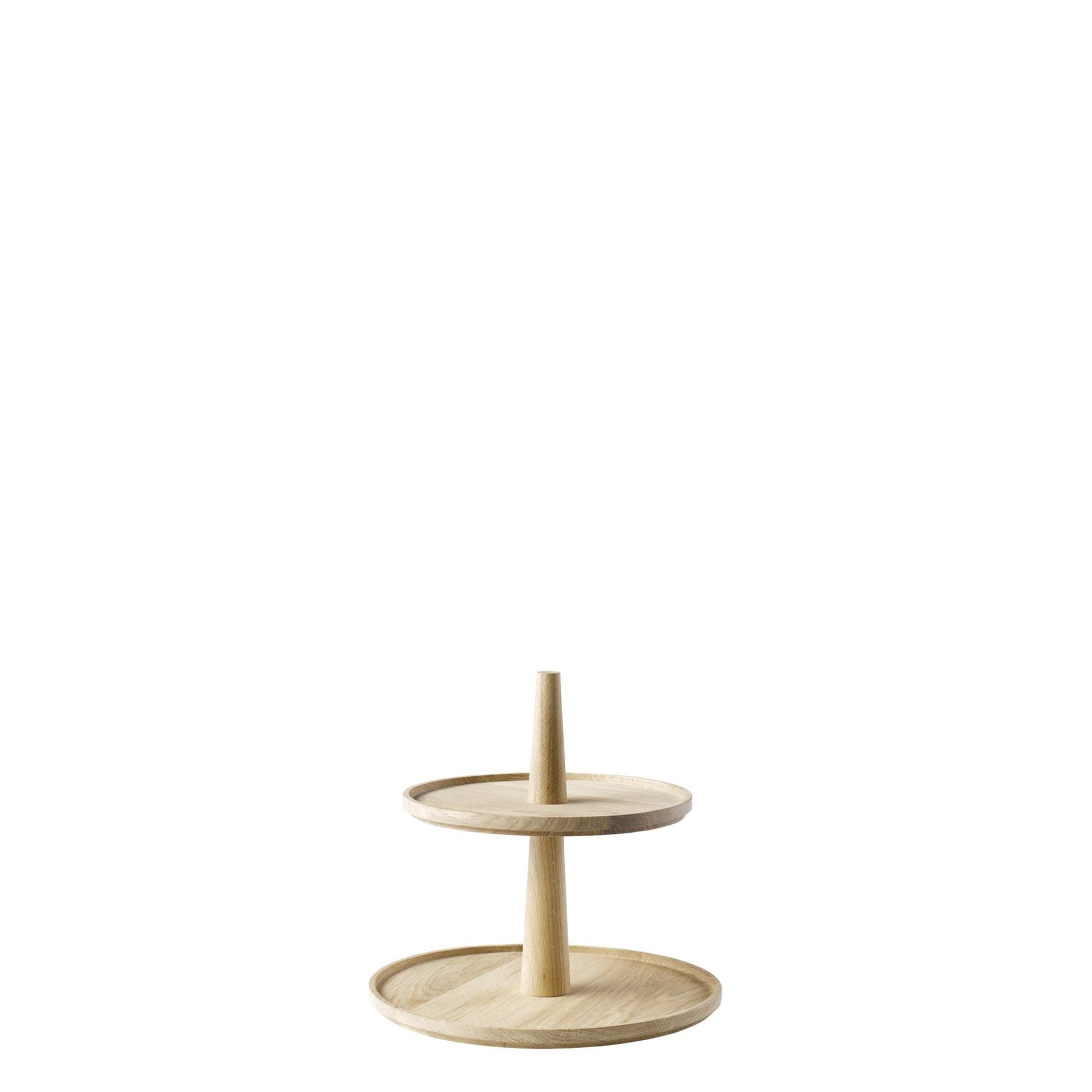Etagère, 2-stufig, APS, VALO, Eichenholz - Ø 30 cm | H 28 cm