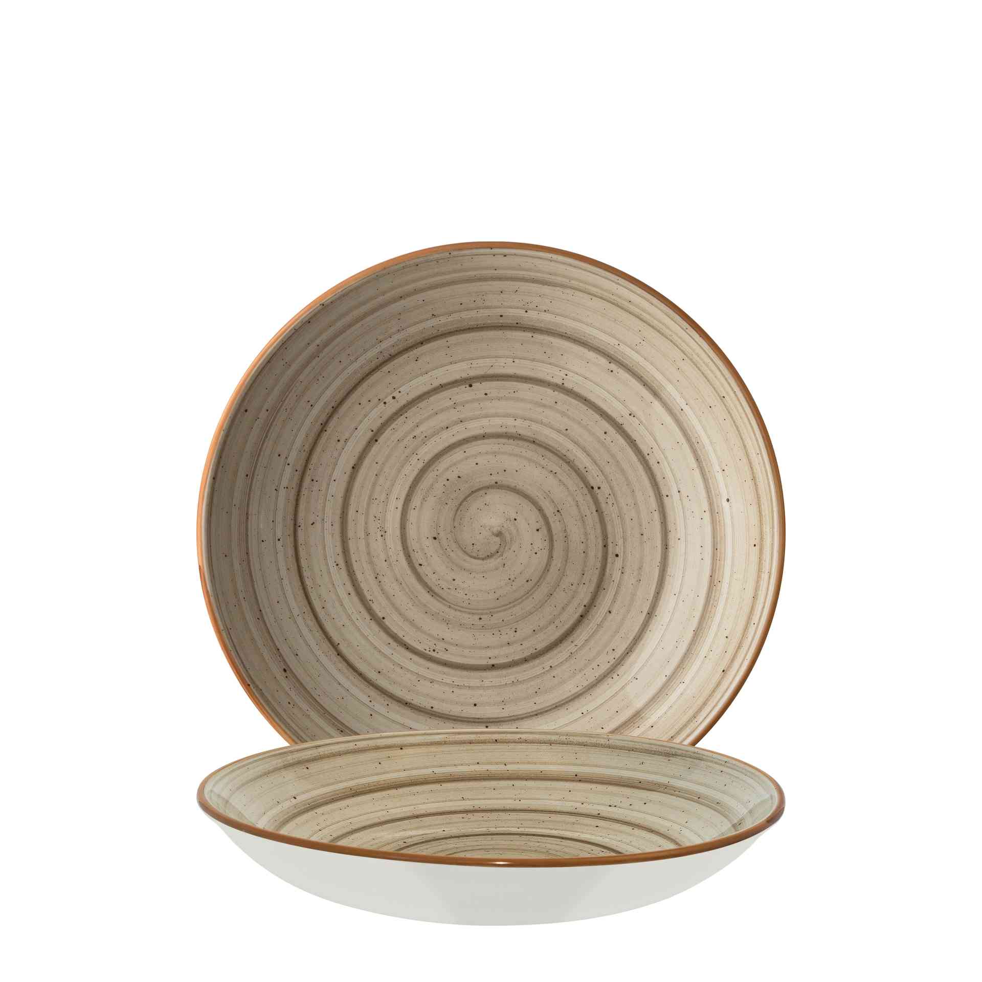Teller tief, Bonna, Aura Terrain, Beige - Ø 28 cm | 1,7 Liter
