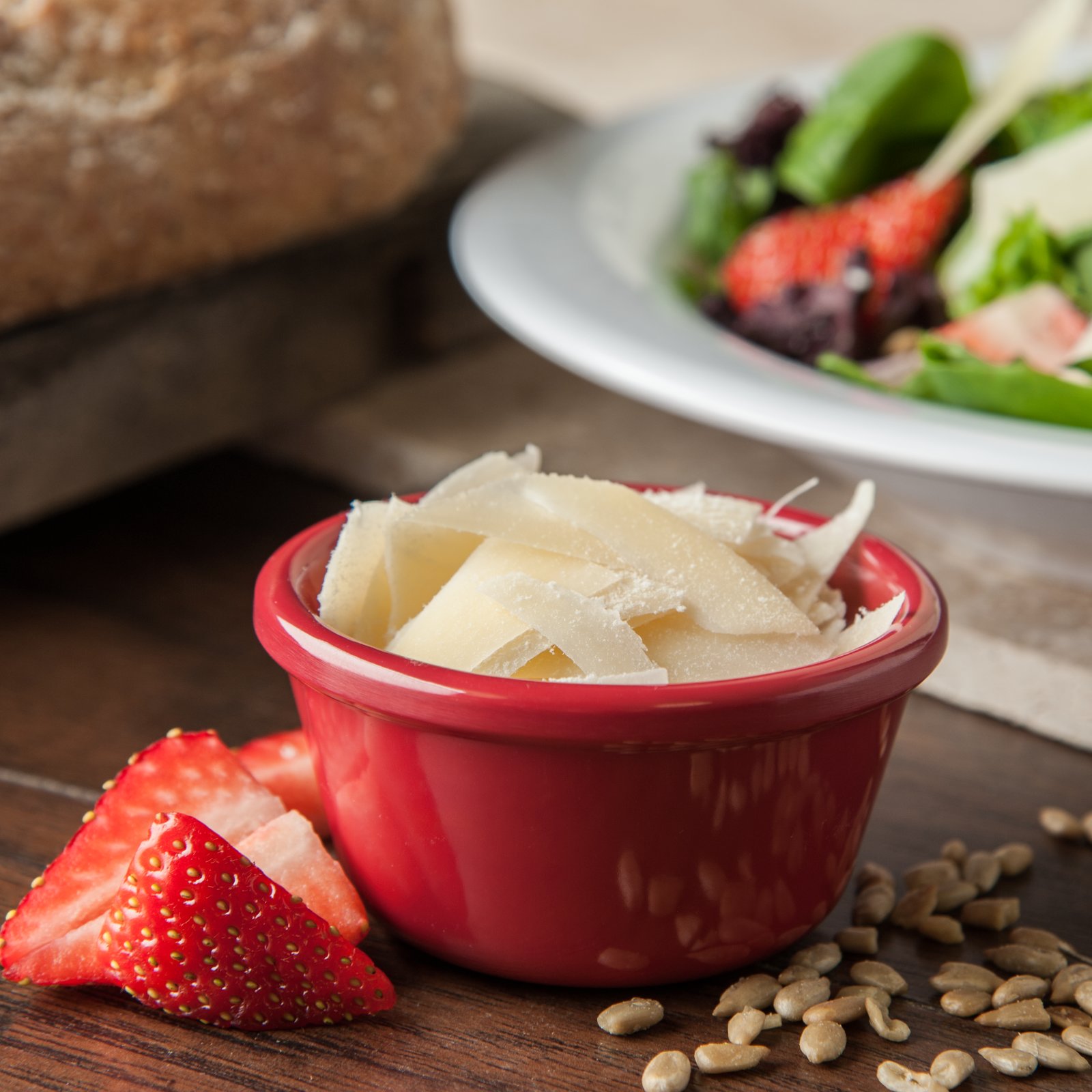 Dipschälchen / Dipschale, Carlisle, Ramekin Rund, Rot - 90 ml