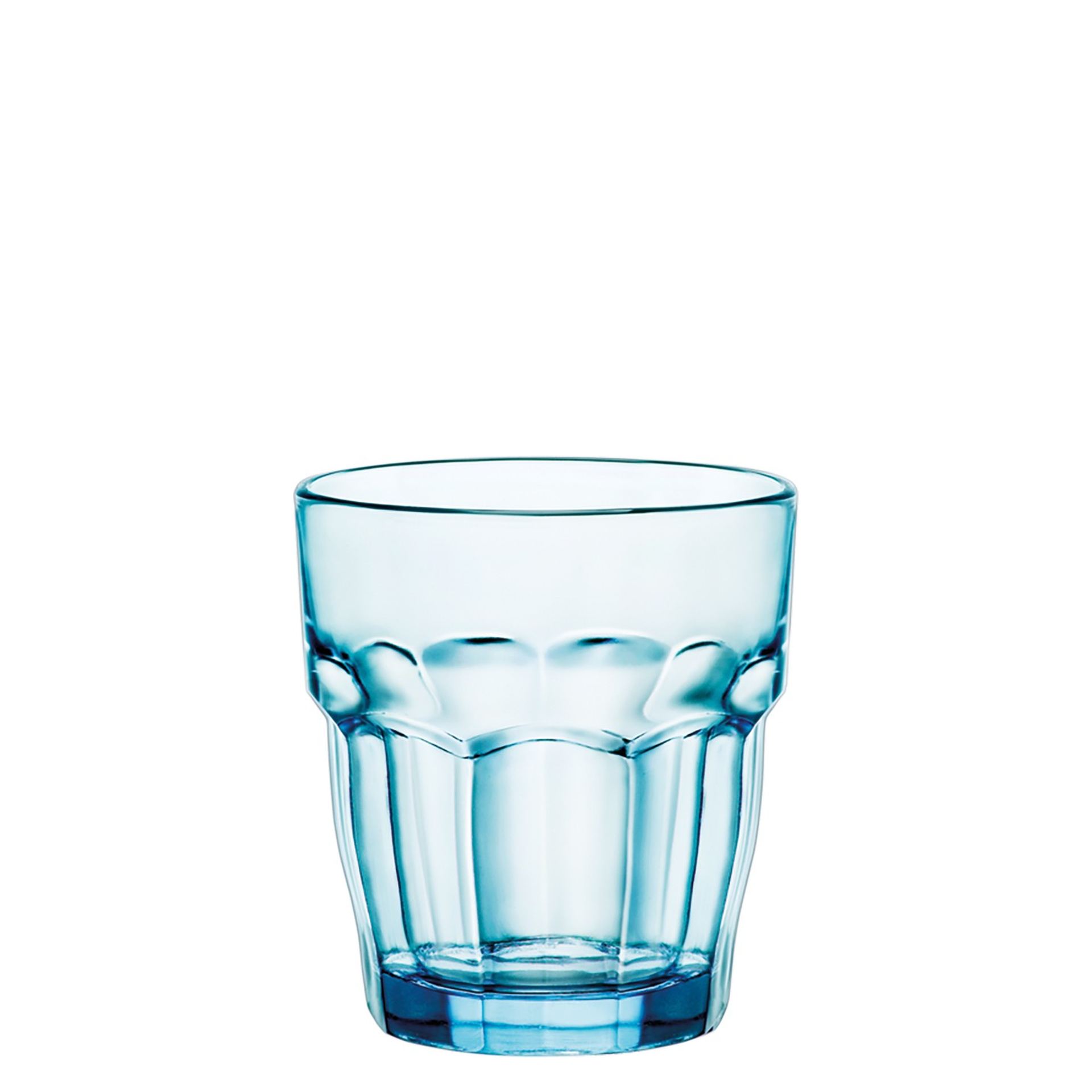 Saft- Wasserglas / Becher, Bormioli Rocco, Rock Bar, Blau- 270 ml