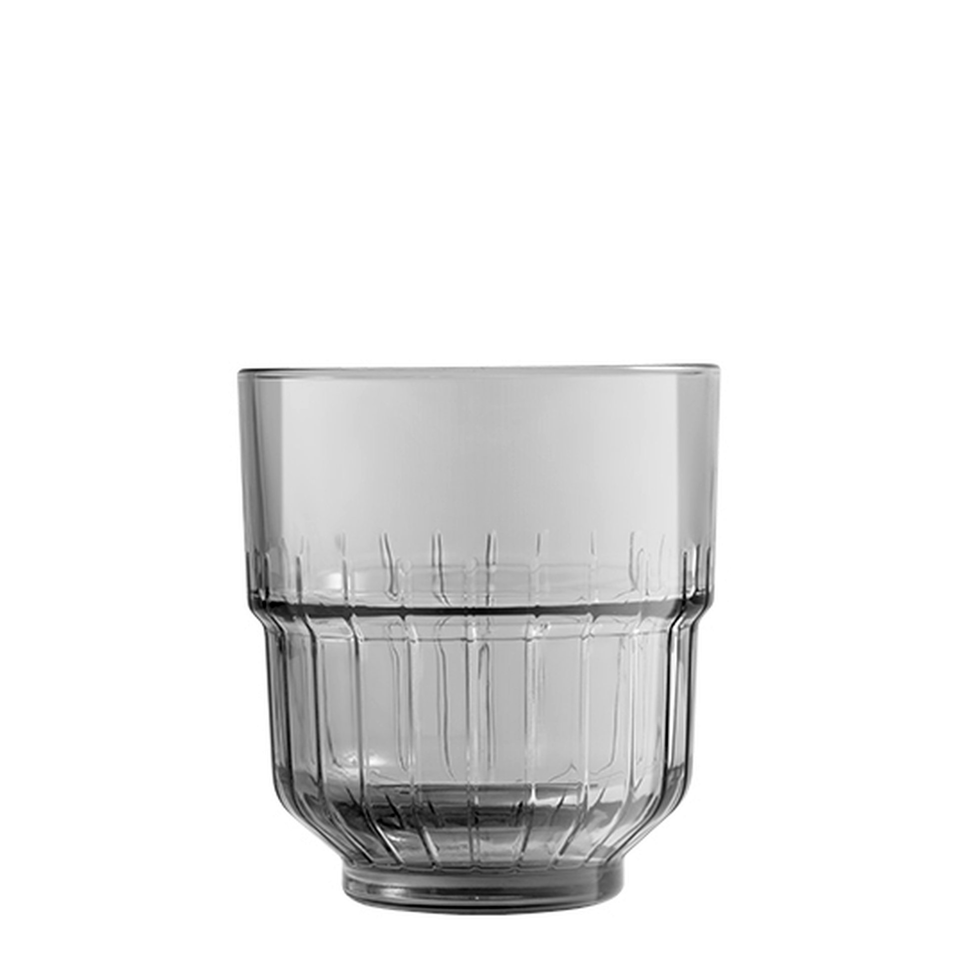 Rocks Glas / Old Fashioned Glas, Onis, LinQ, Grau - 265 ml
