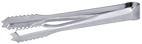 Eiszange / Ice Tong, Contacto, Edelstahl, Silber - L 18 cm