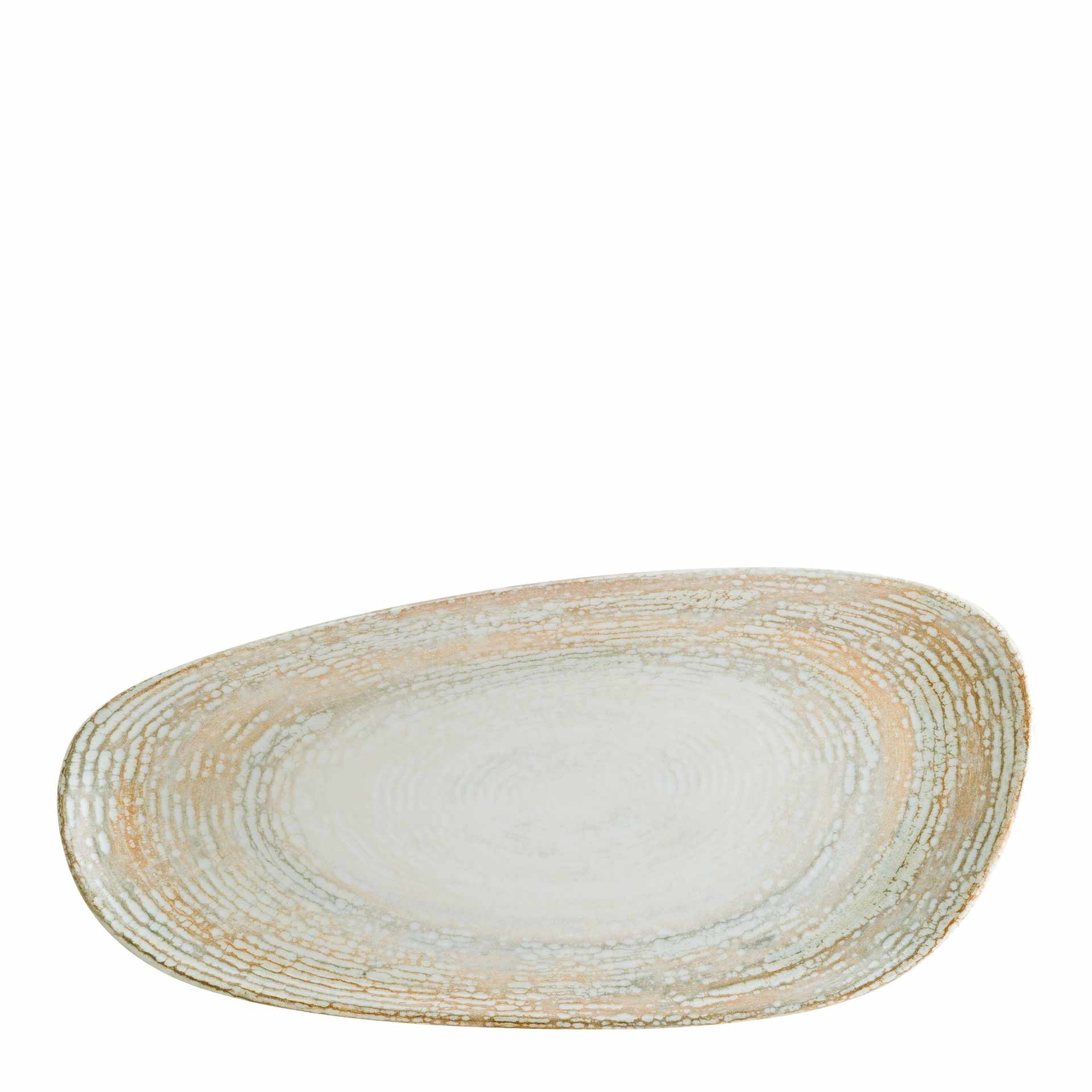 Servierplatte "Vago", Bonna, Patera, Beige - 37 x 17 cm