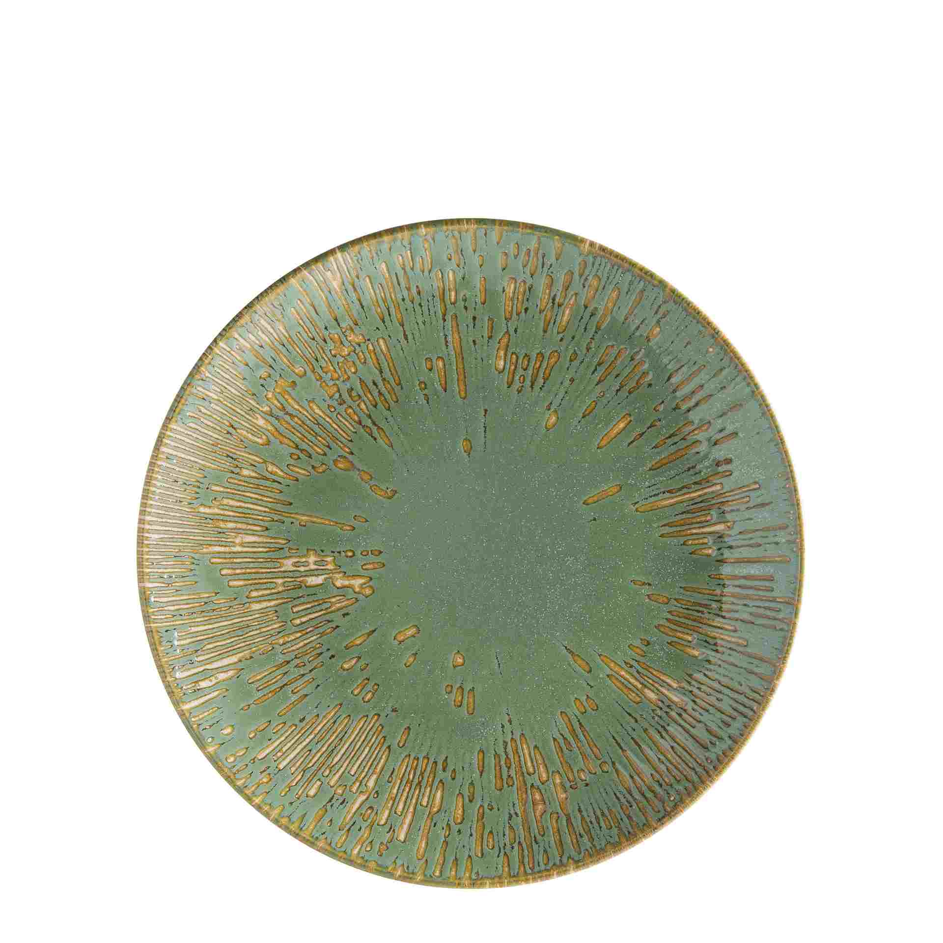 Speiseteller "Gourmet", Bonna, Snell Sage, Grün - Ø 27 cm