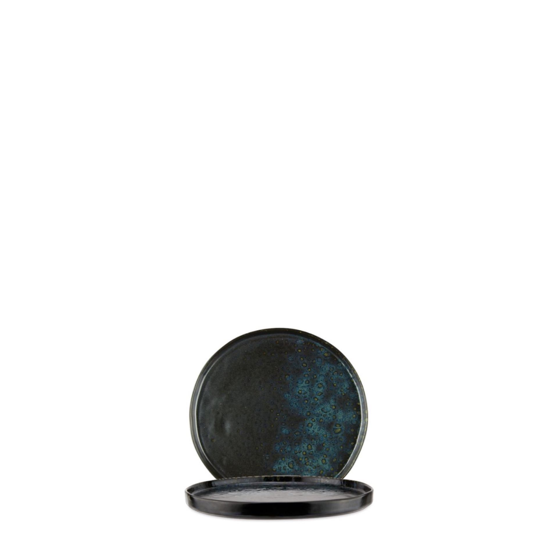 Brotteller, Le Coq Porcelain, Phobos Schwarz - Ø 15 cm
