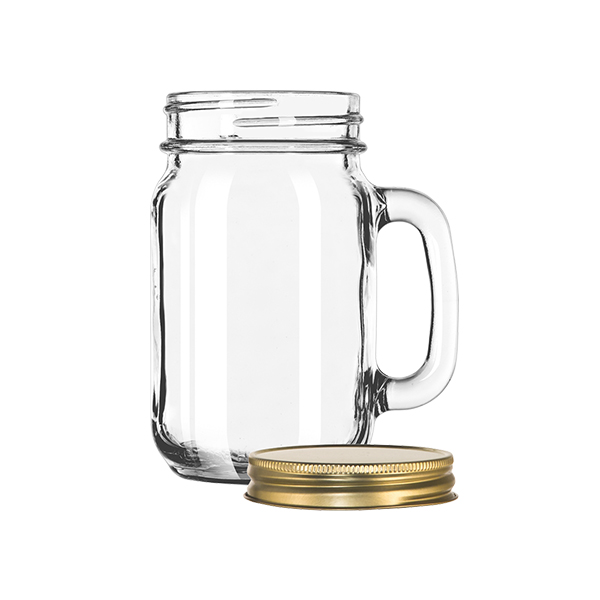 Drinking Jar mit Deckel, Libbey - 473ml