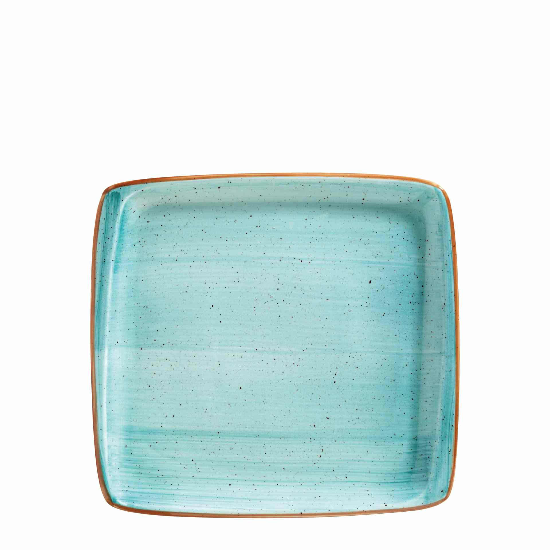 Servierplatte "Moove", Bonna, Aura Aqua, Türkis - 27 x 25 cm