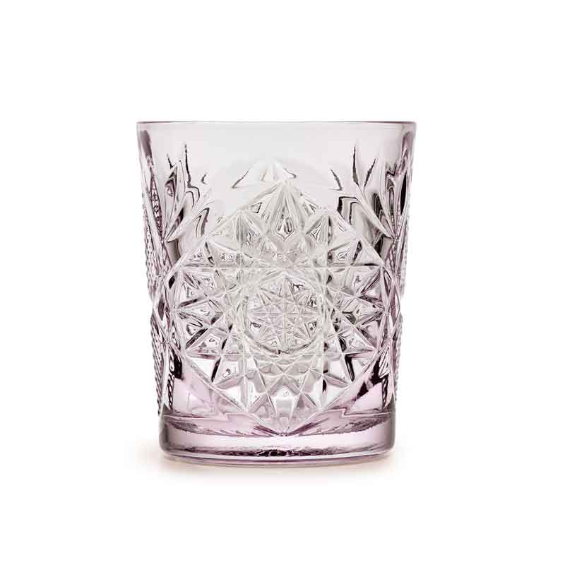 Double Old Fashioned Glas, Onis Libbey, Hobstar, Lavendel - 355ml