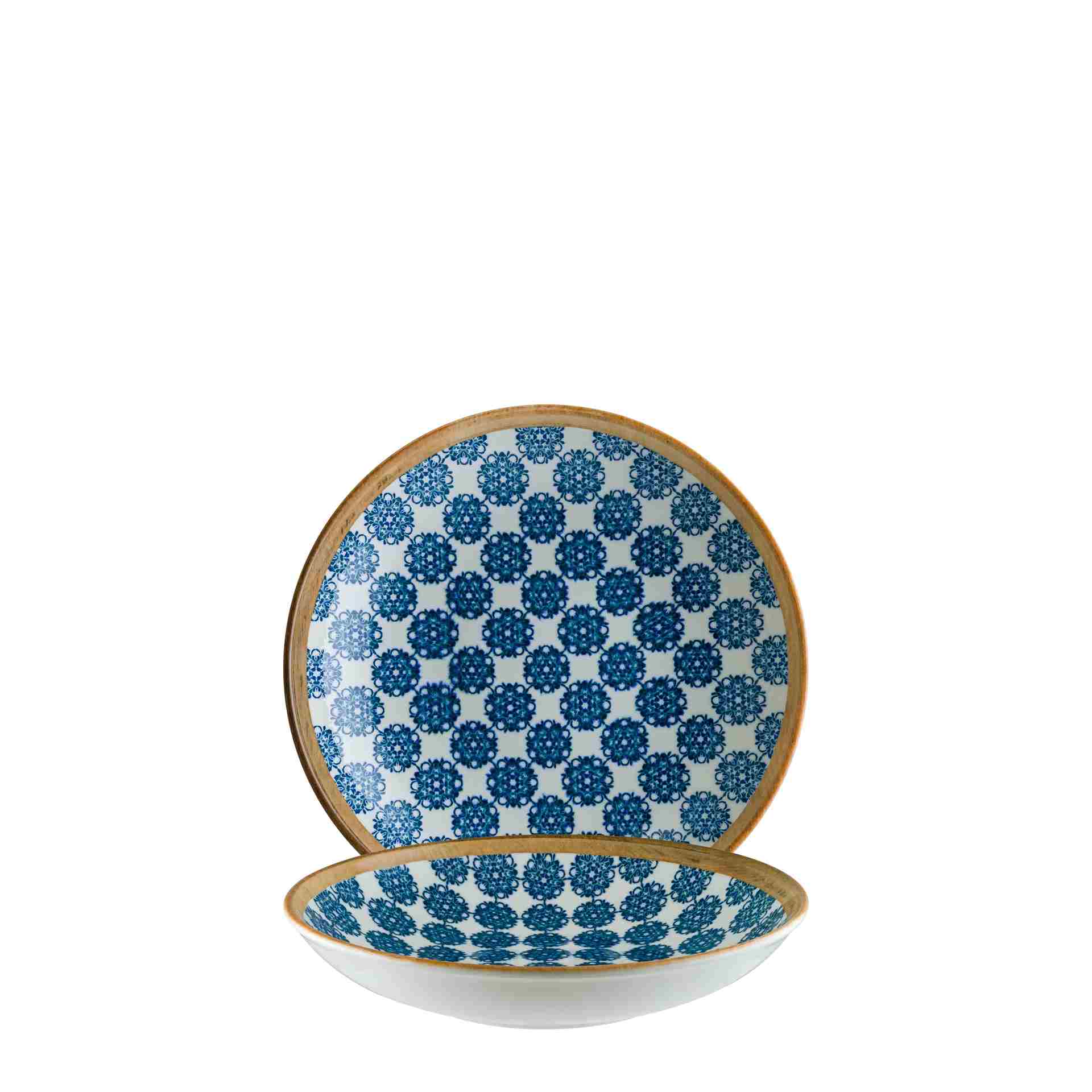 Teller tief, Bonna, Lotus, Blau - Ø 23 cm | 1 Liter