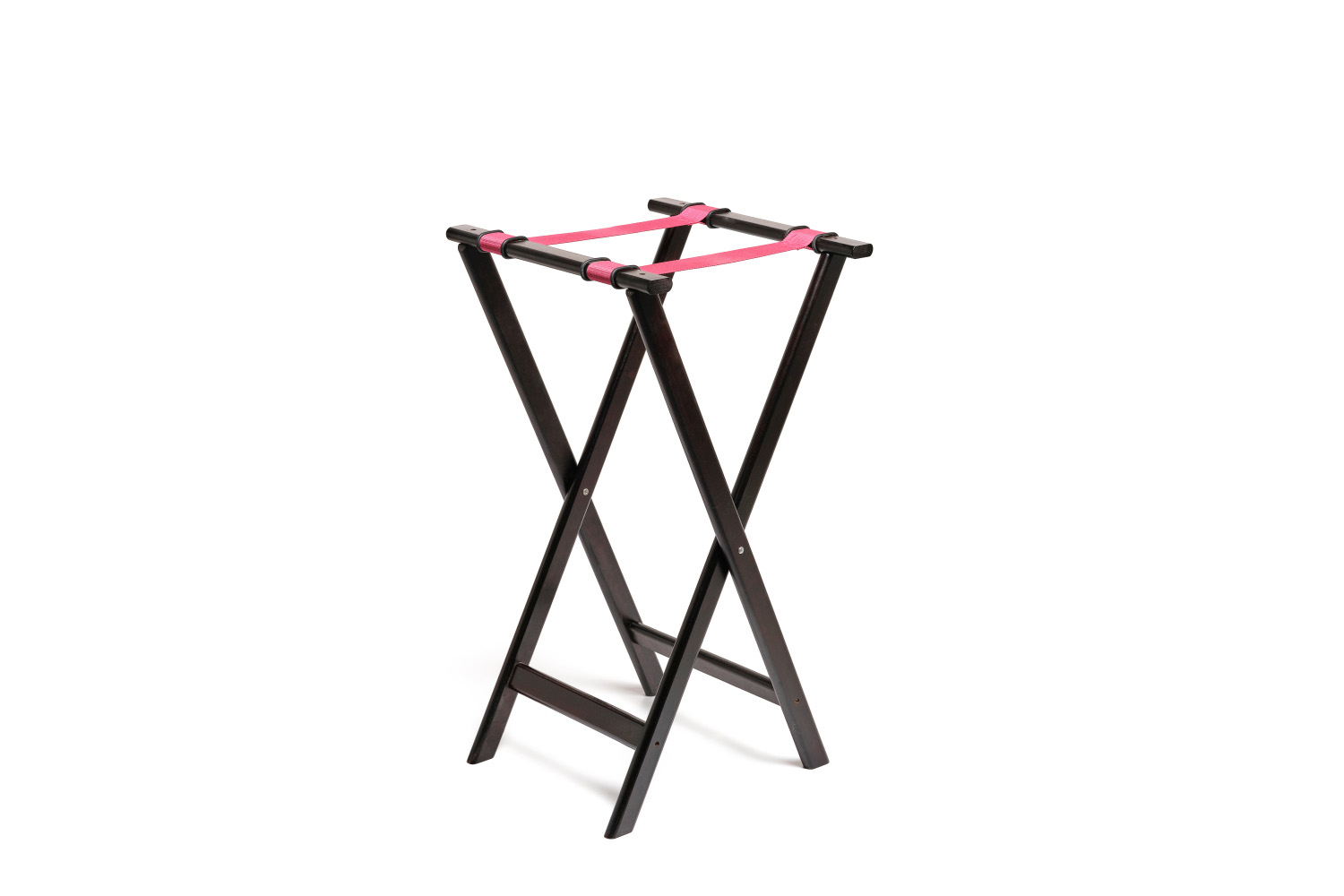 Tablettständer aus Buchenholz, Comas, Schwarz - Höhe: 83,5 cm