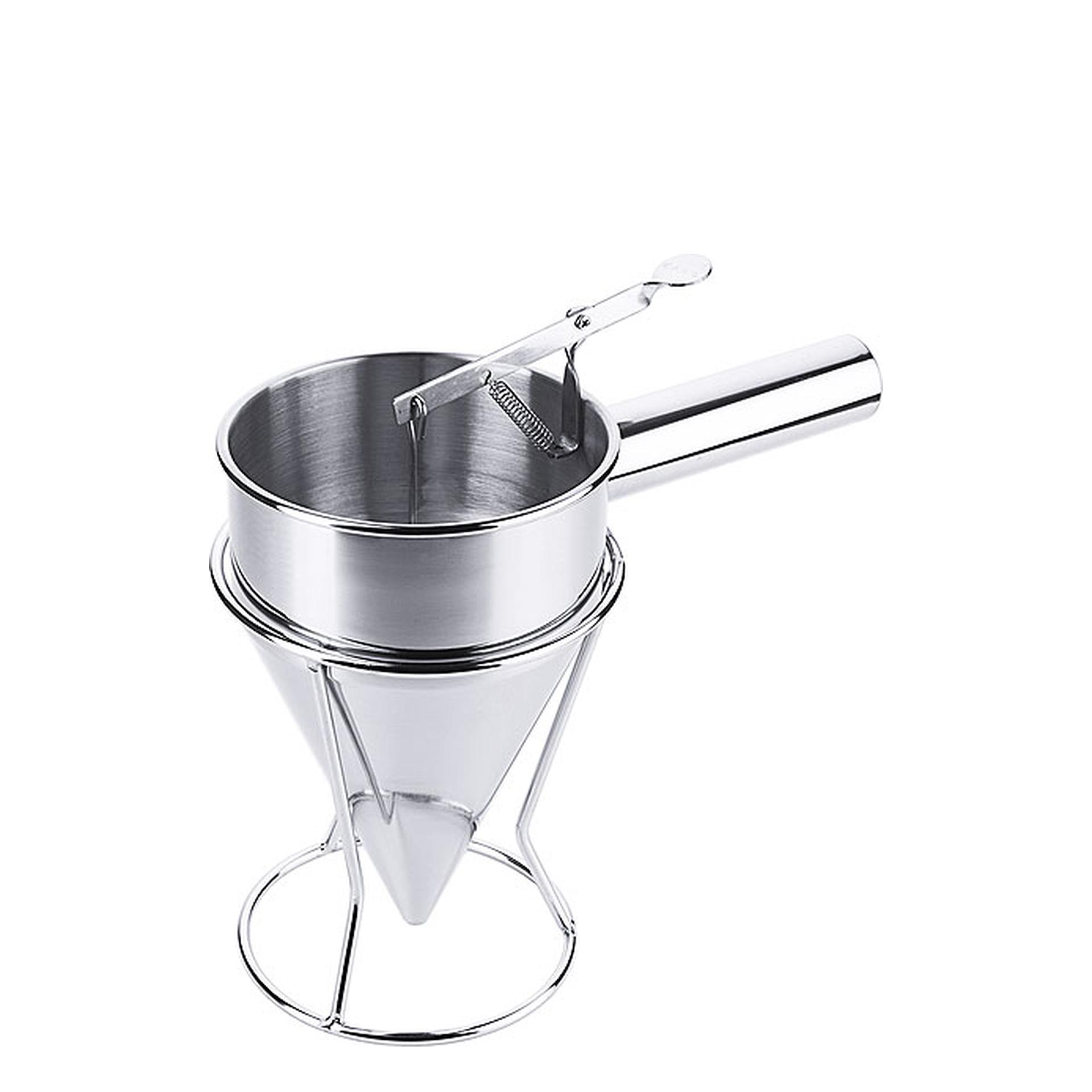 Fondanttrichter / Dosiertrichter, Contacto, Edelstahl- 1,35 Liter