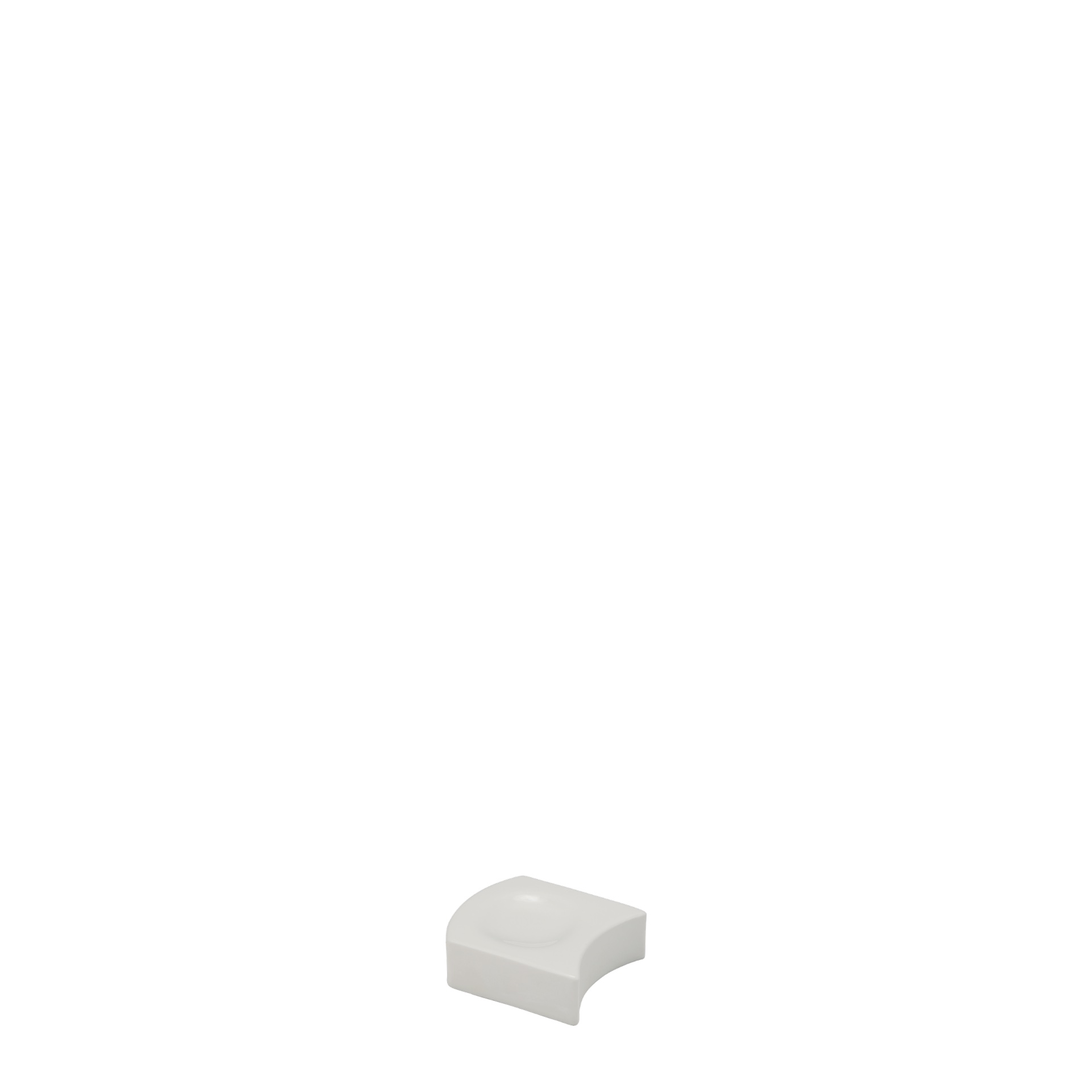 Ständer Amuse-Bouches, Le Coq Porcelain, Aphros, Weiß - H 3 cm