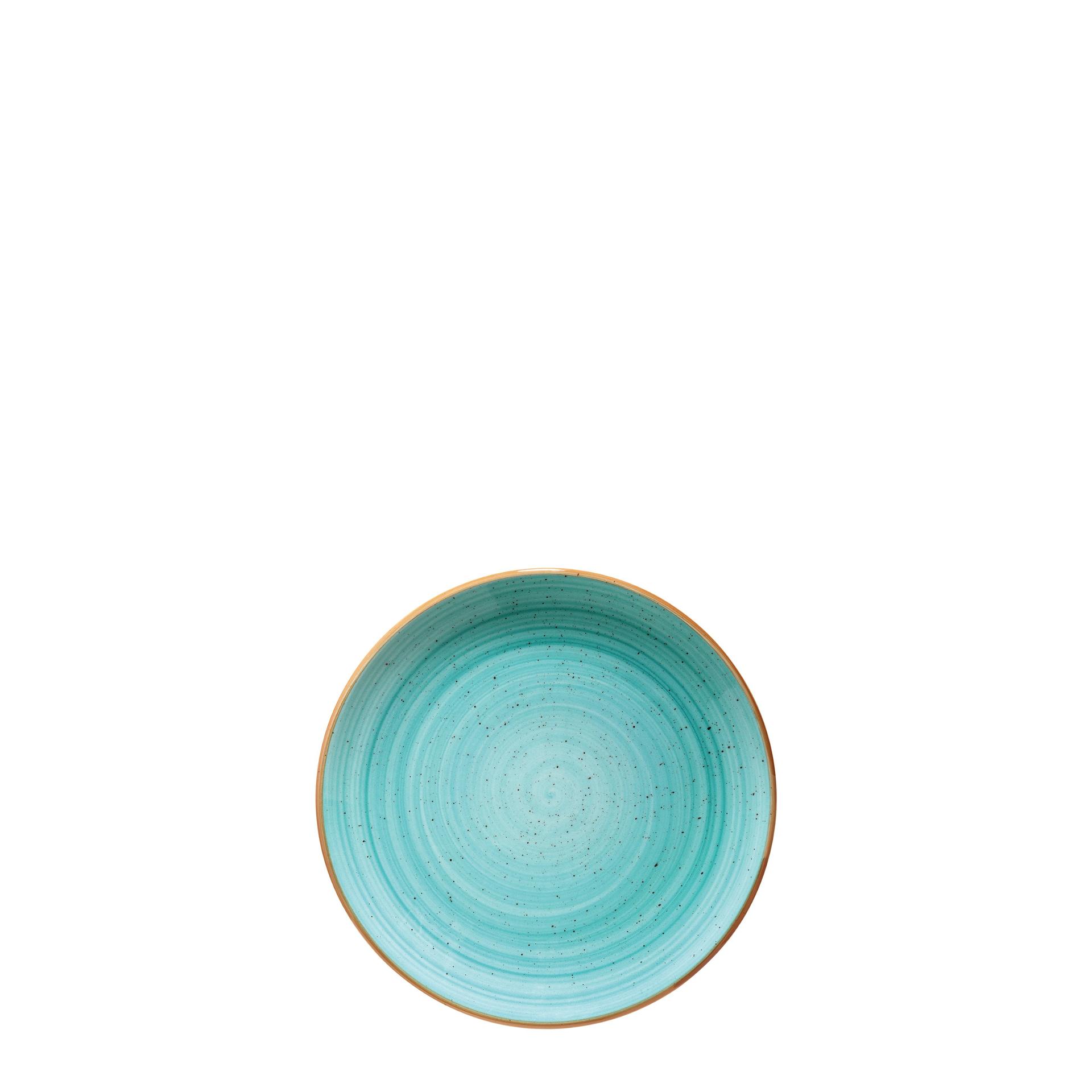 Brotteller "Gourmet", Bonna, Aura Aqua, Türkis - Ø 17 cm
