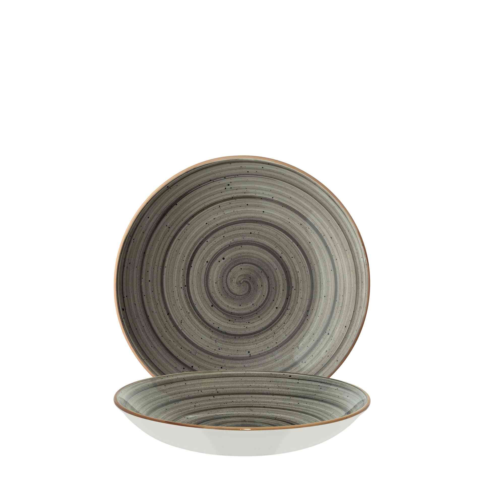 Teller tief, Bonna, Aura Space, Grau - Ø 25 cm | 1,3 Liter