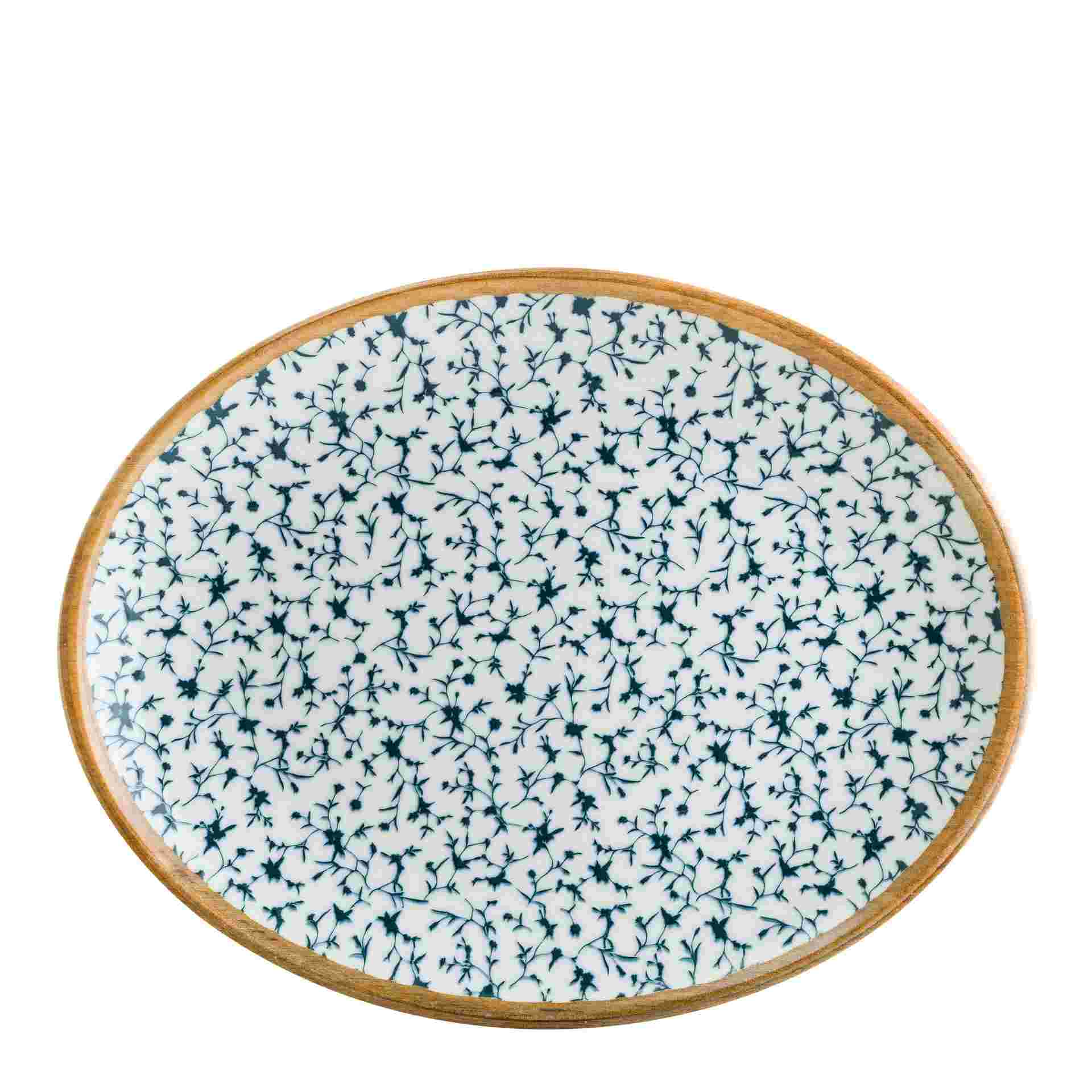 Servierplatte Oval "Moove", Bonna, Calif, Blau - 36 x 28 cm