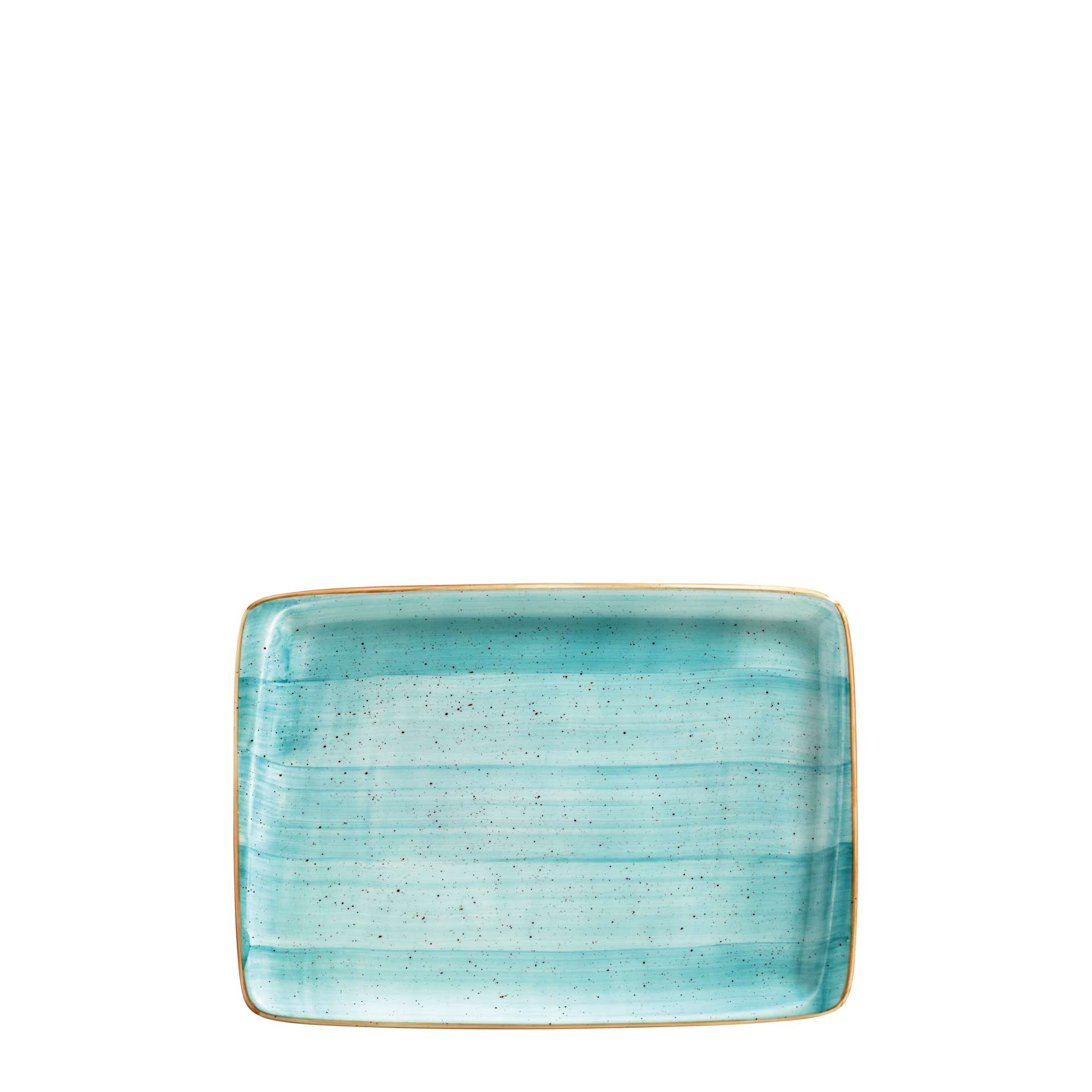 Servierplatte "Moove", Bonna, Aura Aqua, Türkis - 23 x 16 cm