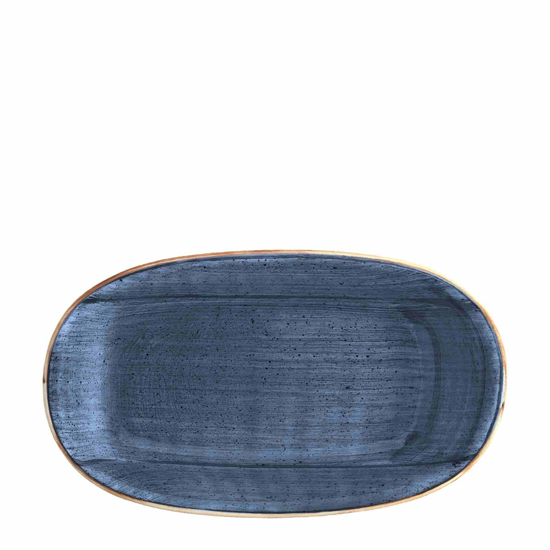 Servierplatte "Gourmet", Bonna, Aura Dusk, Blau - 34 x 19 cm