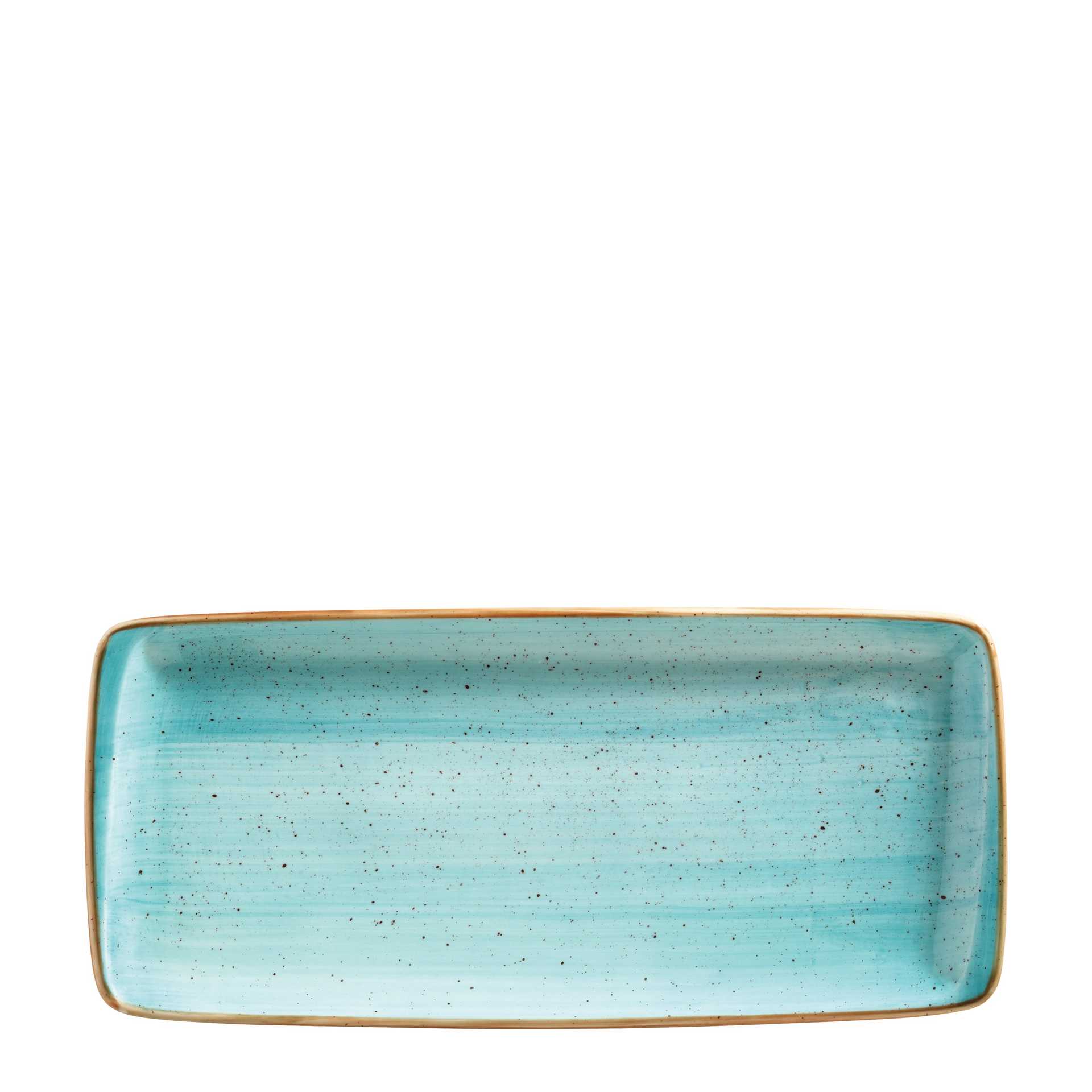 Servierplatte "Moove", Bonna, Aura Aqua, Türkis - 34 x 16 cm