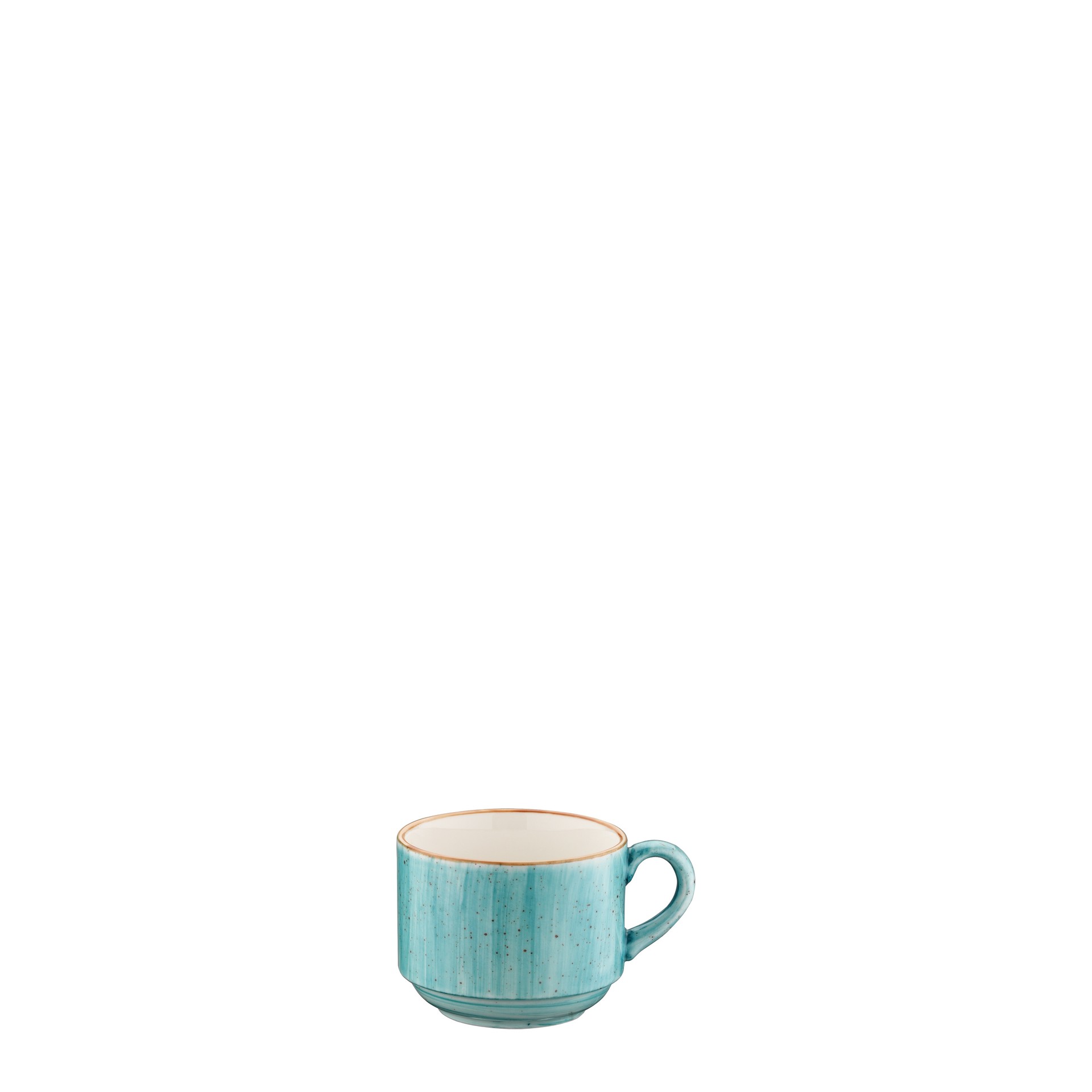 Kaffeetasse "Banquet", Bonna, Aura Aqua, Türkis - 210 ml