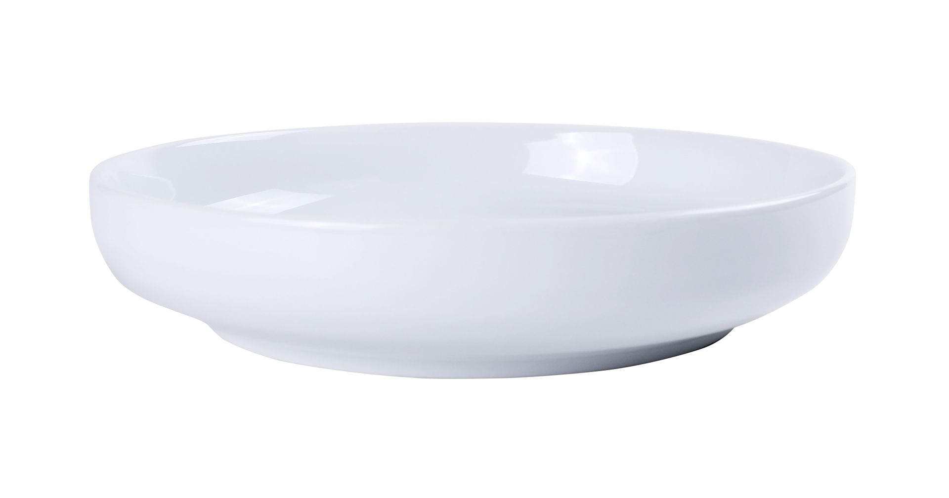 Salatschüssel / Bowl, APS Porcelain, Modern Coffee WHITE - 800 ml
