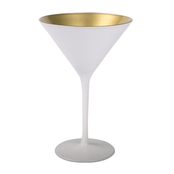 Cocktailschale, Stölzle, Elements, Weiß / Gold - 240ml