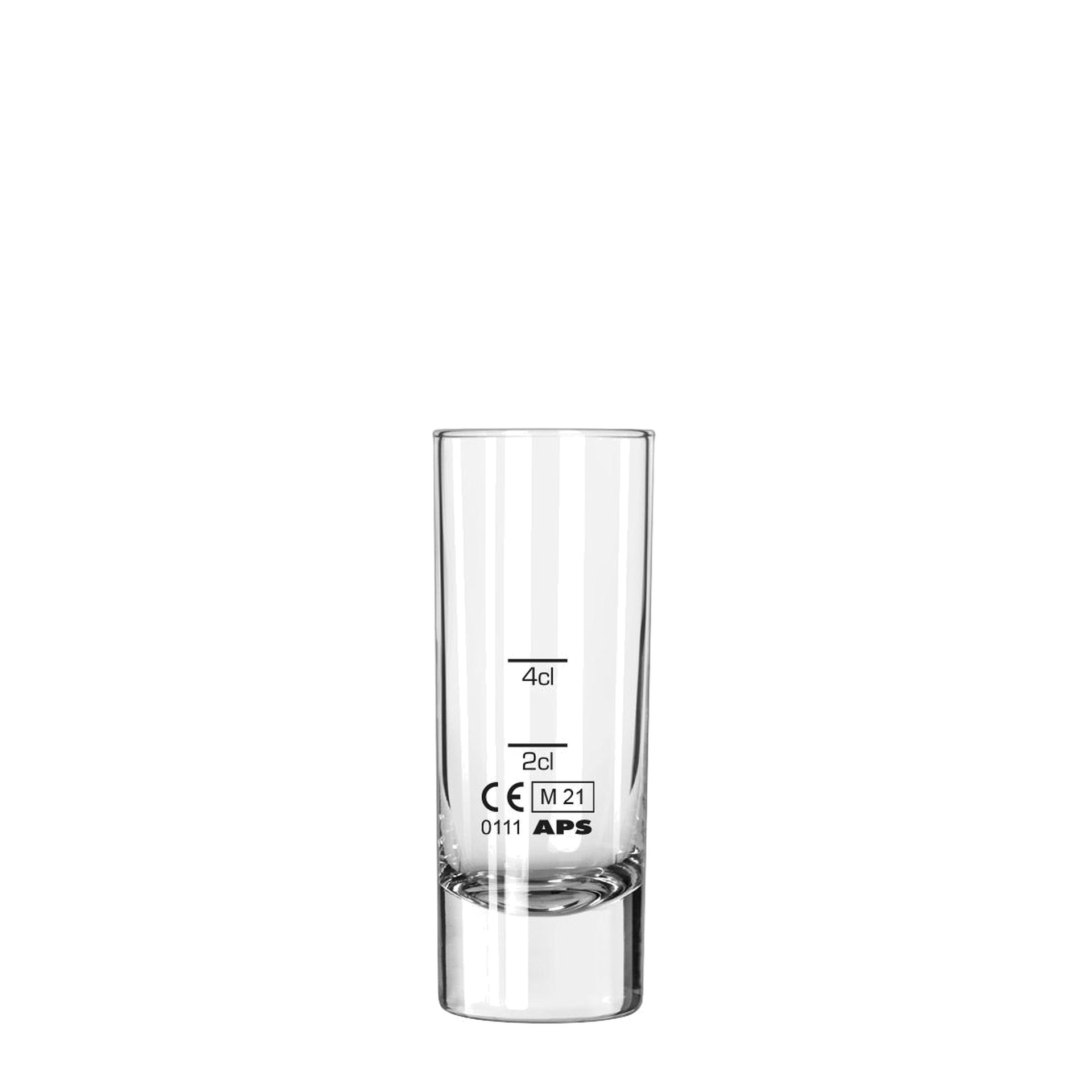 Shotglas / Schnapsglas, Onis, Manhattan - Eichstrich: 2 cl & 4 cl