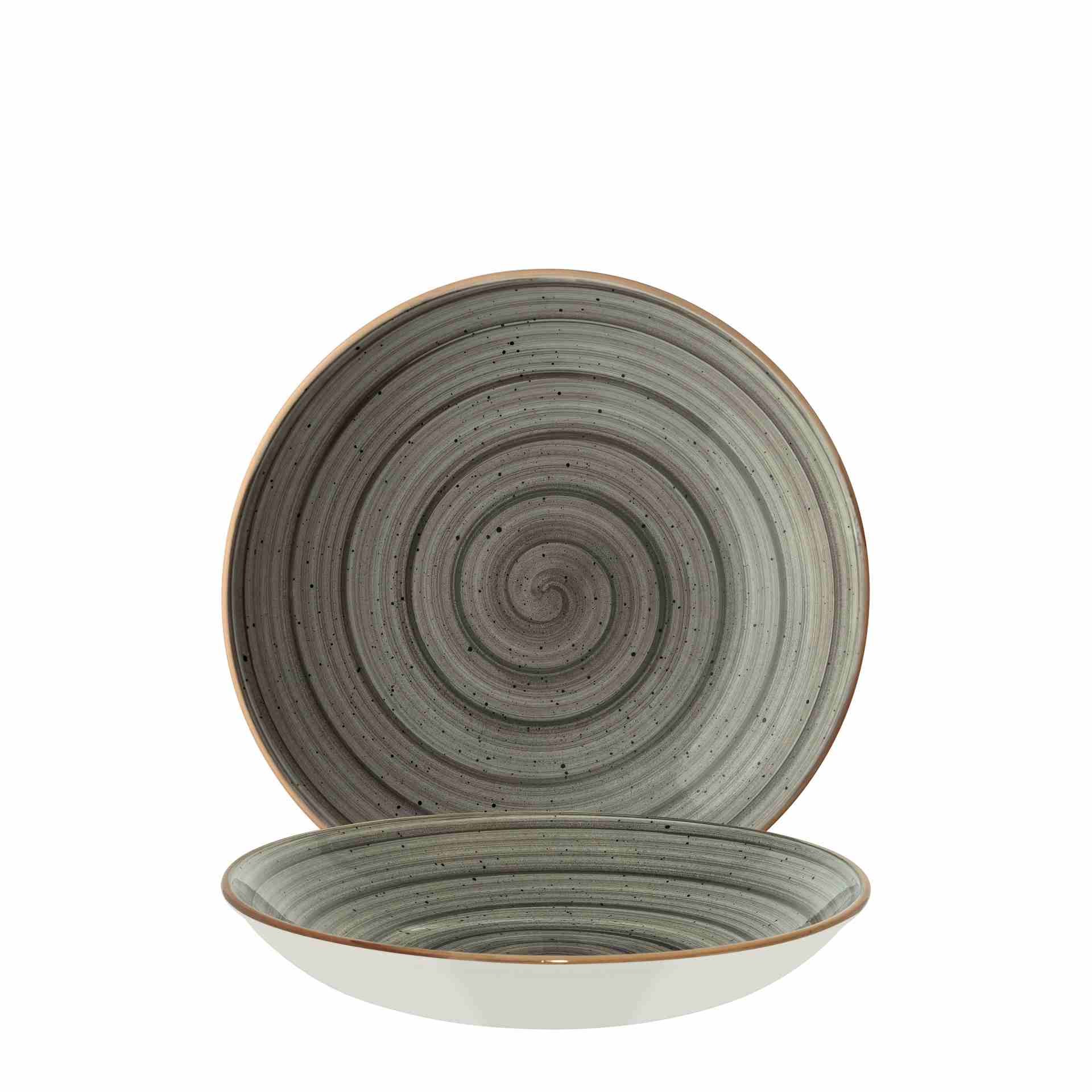 Teller tief, Bonna, Aura Space, Grau - Ø 28 cm | 1,7 Liter