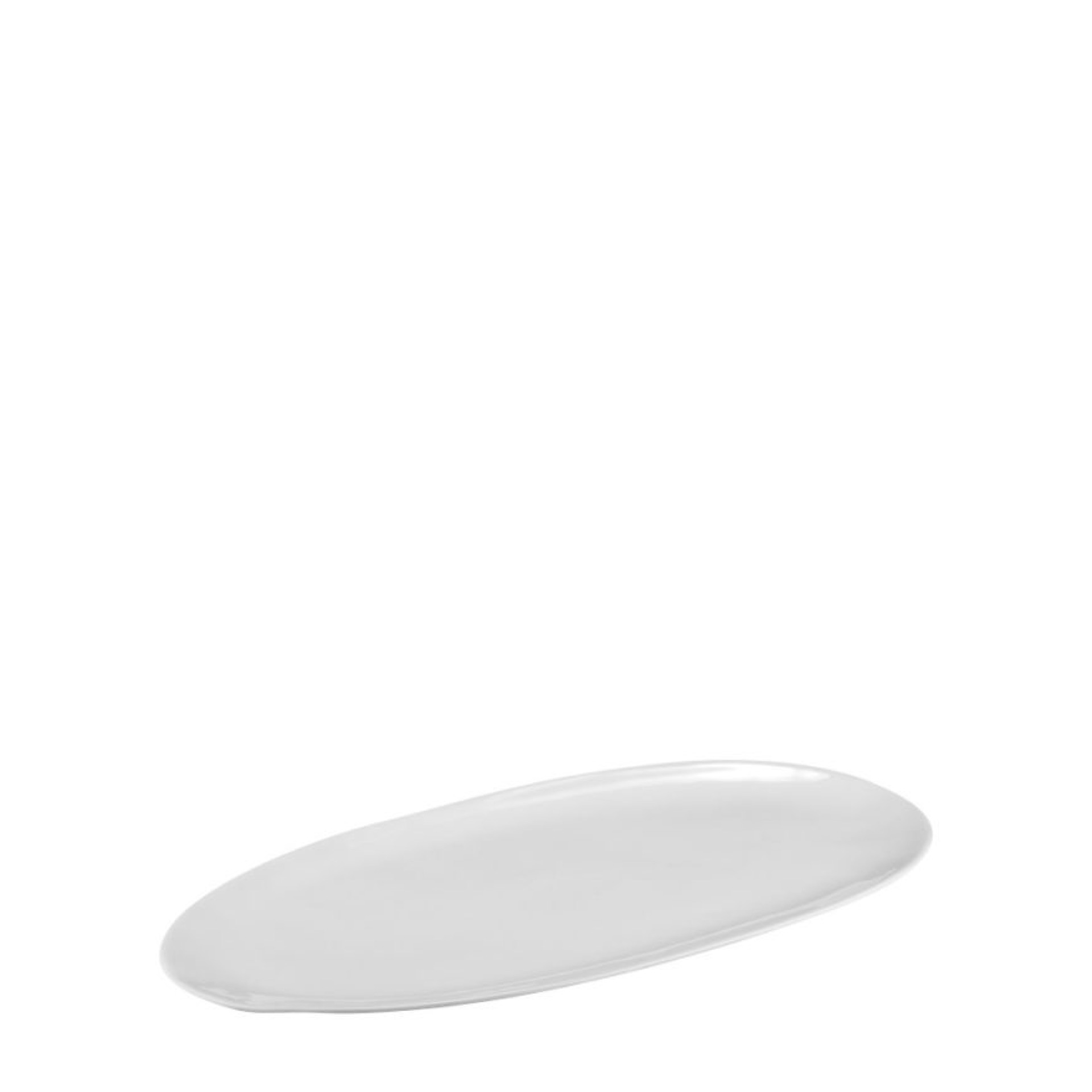 Servierplatte, Le Coq Porcelain, Aphros, Weiß - 34,5 x 18 cm