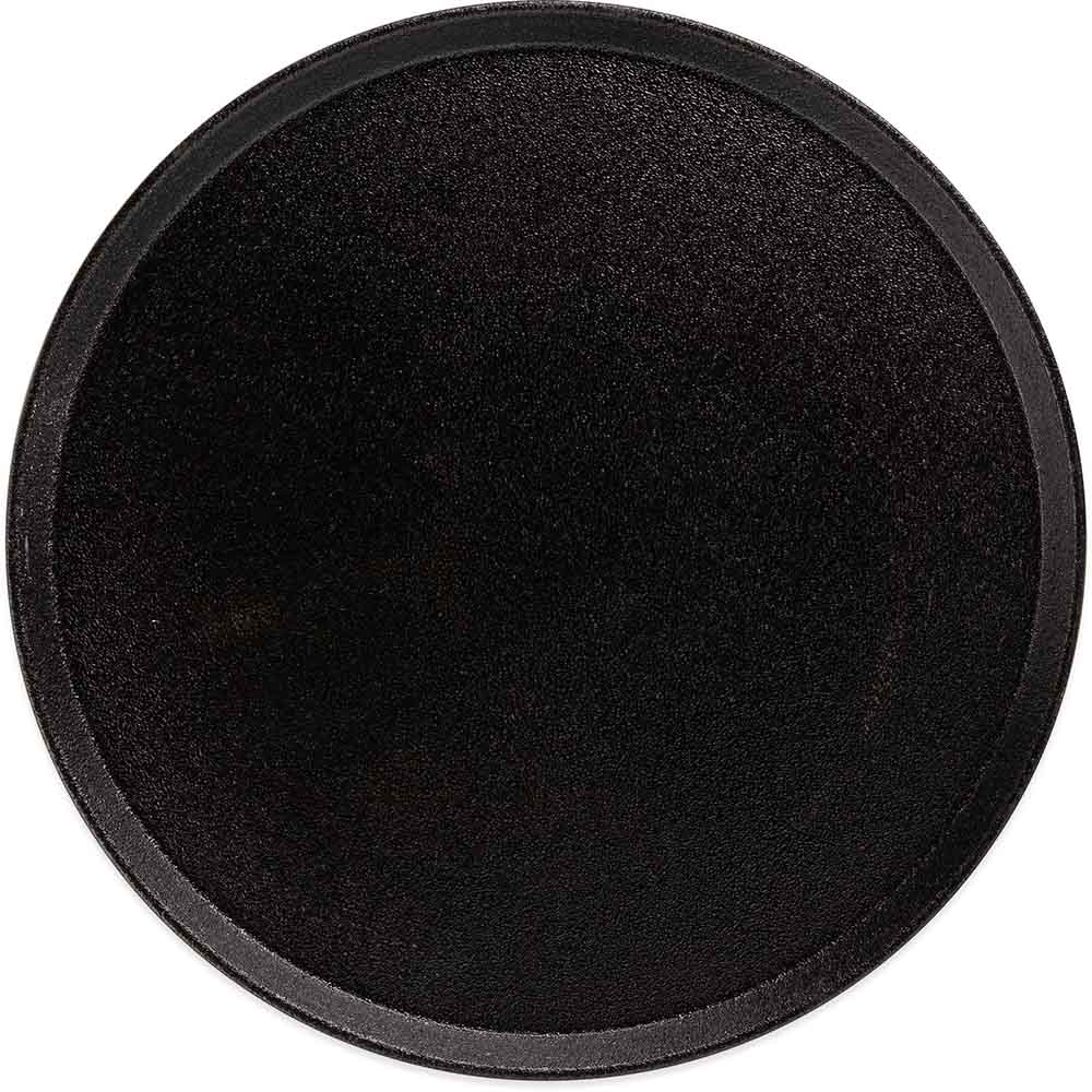 Serviertablett / Kellnertablett, Carlisle, Schwarz - Ø 40,6 cm