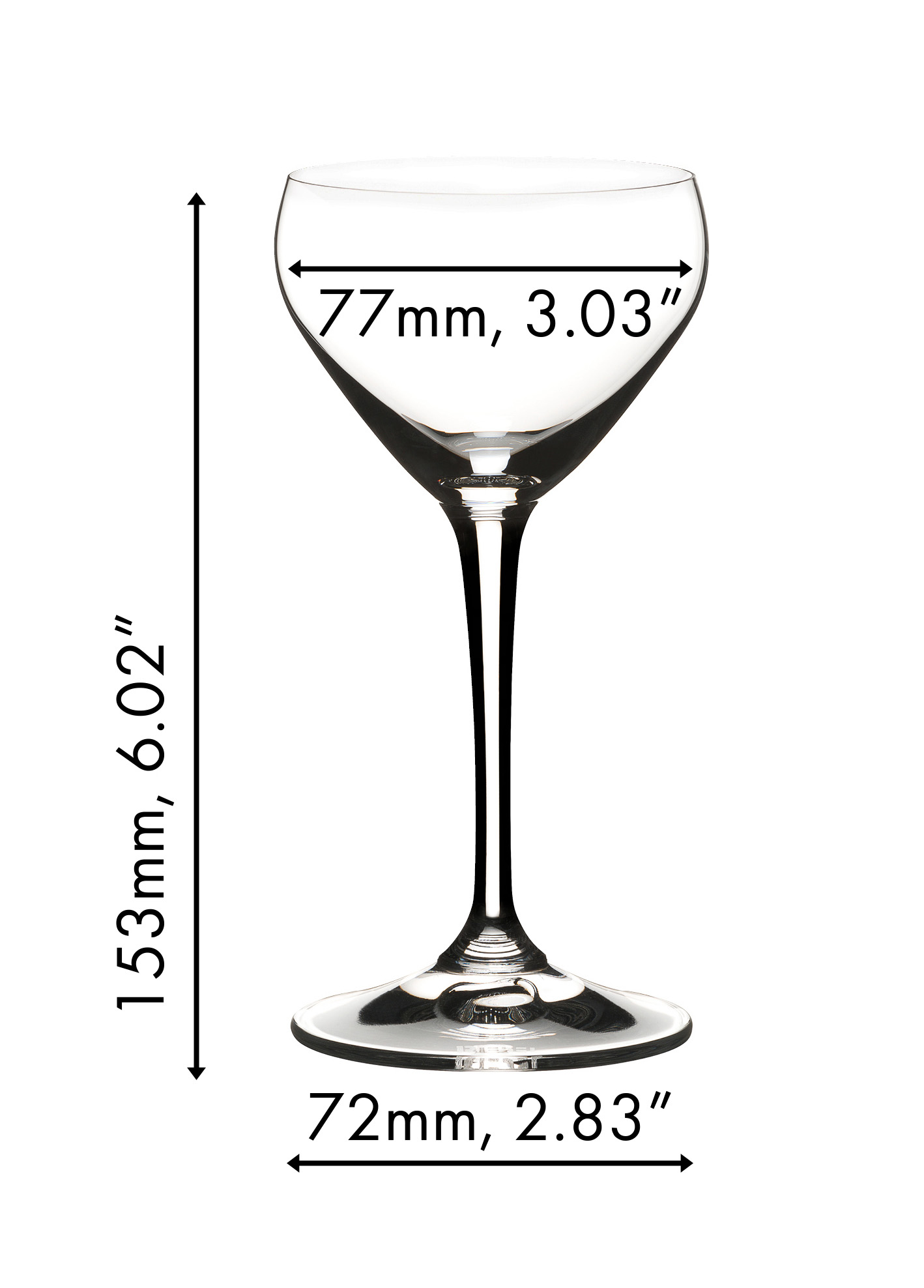 Nick & Nora Cocktail Glas, Riedel, Bar Glasses - 140 ml