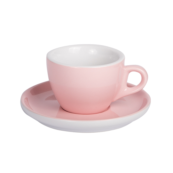 Kaffee Tasse, APS Porcelain, Colored Line, Rosa - 160ml