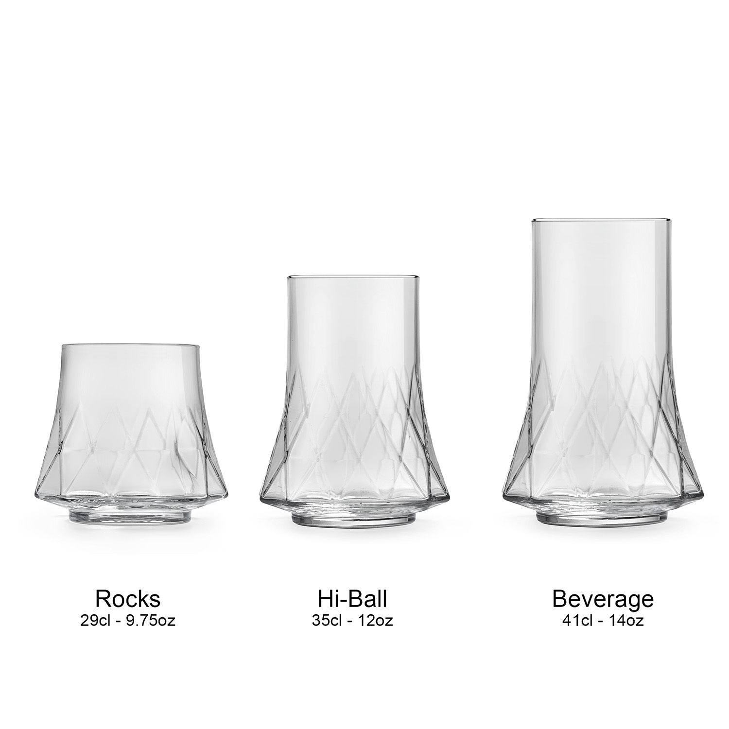 Rocks Glas / Old Fashioned Glas, Onis, Divergence - 290 ml