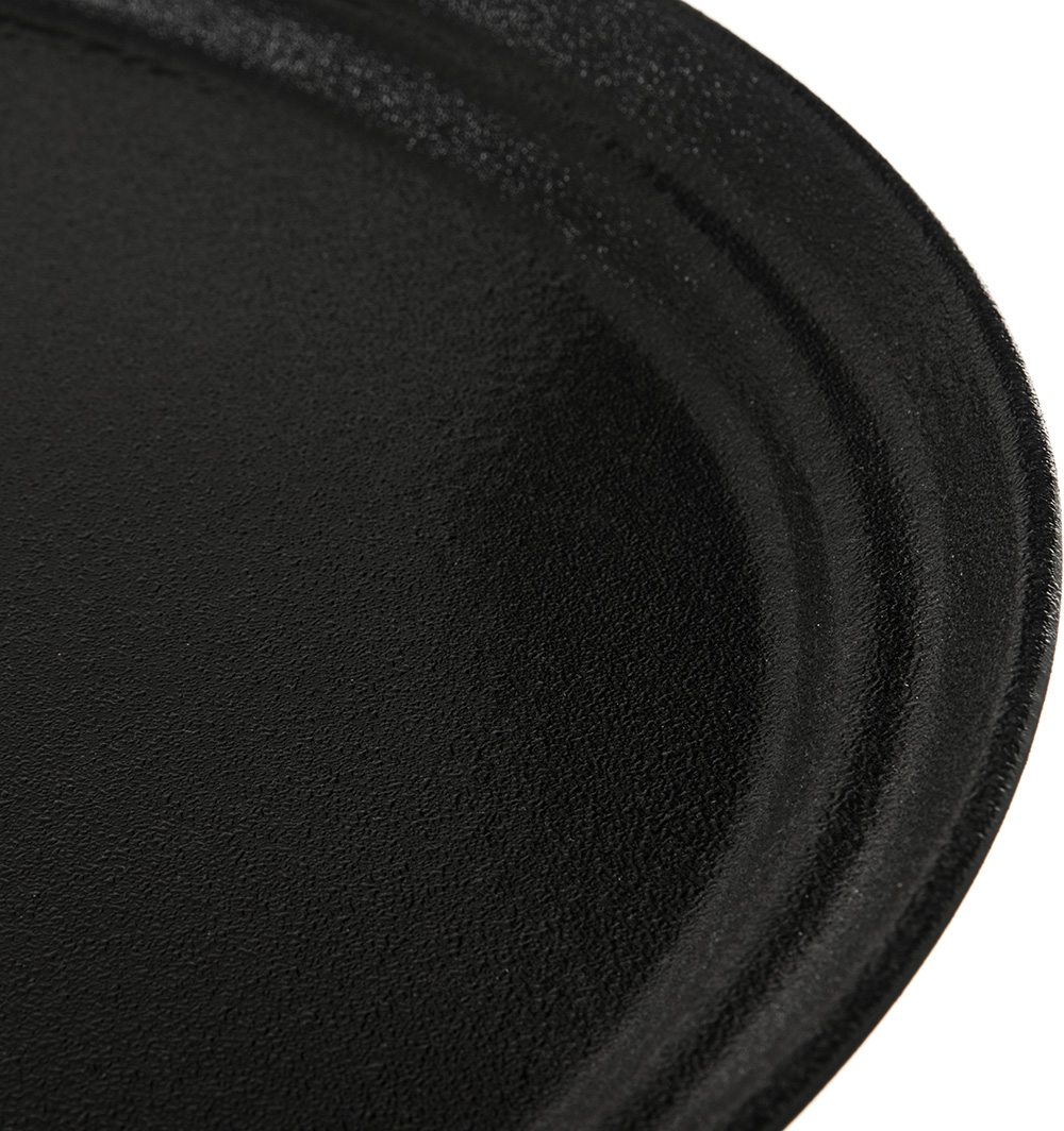 Tablett oval, Carlisle, Griptite, Schwarz - 48,9cm x 61cm