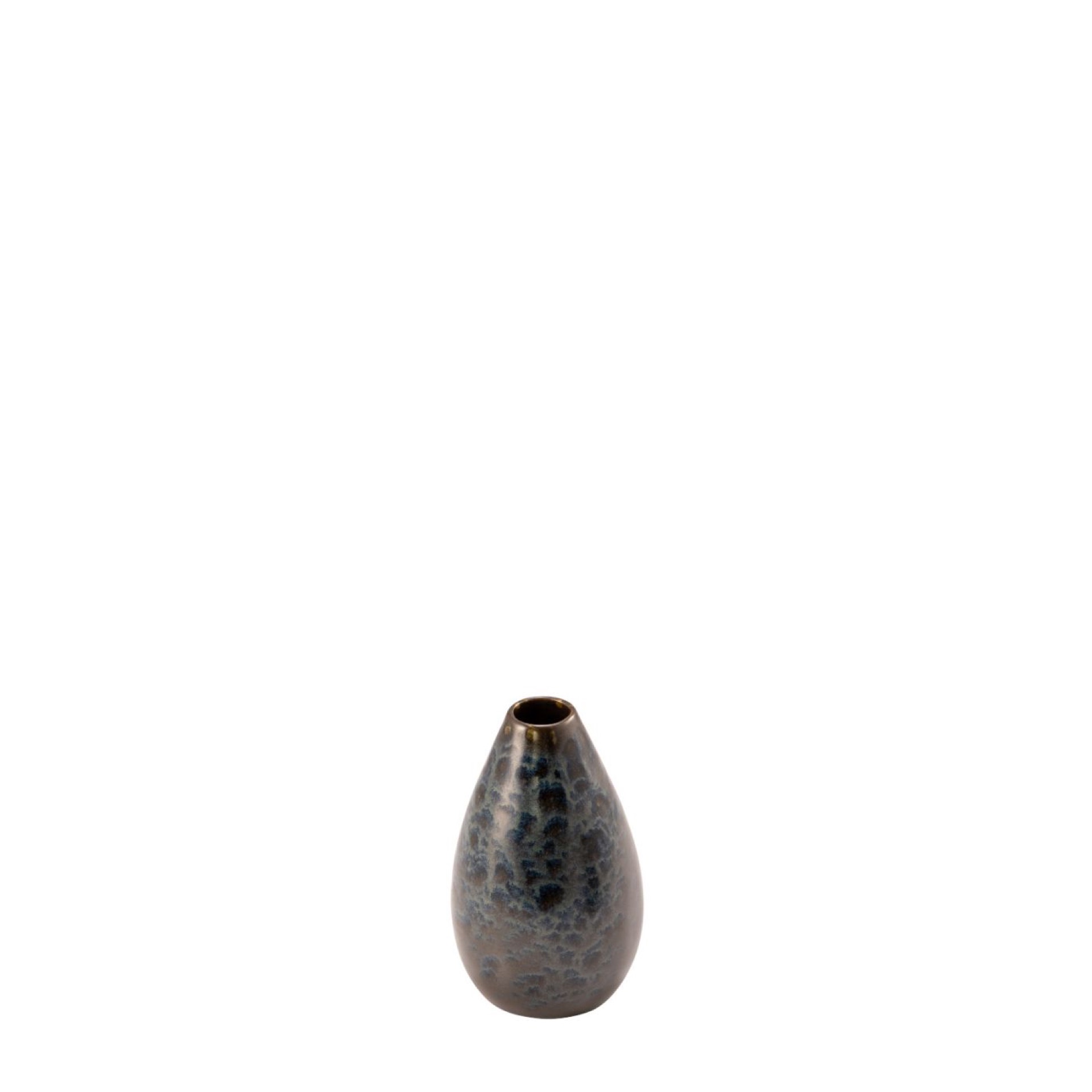 Vase, Le Coq Porcelain, Phobos Schwarz - 350 ml | Ø 8 cm