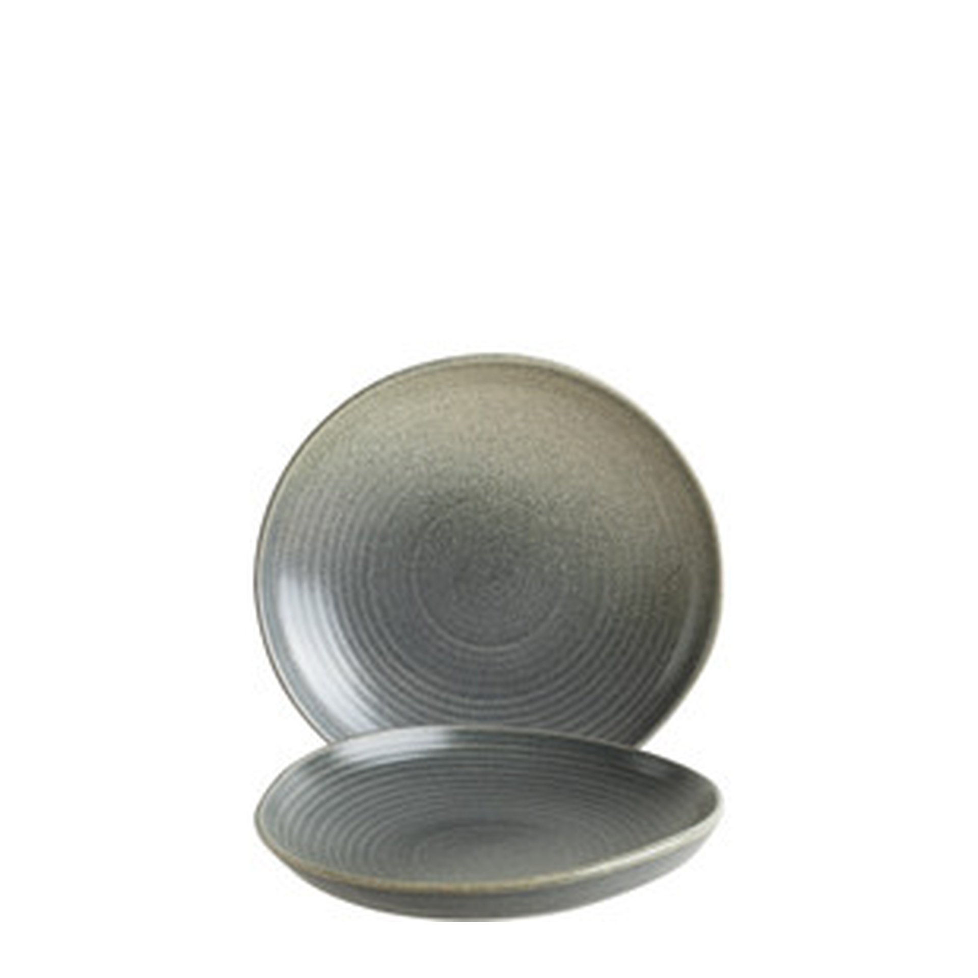 Dessertteller, Bonna, Hornfels, Grau - 19 x 18,1 cm