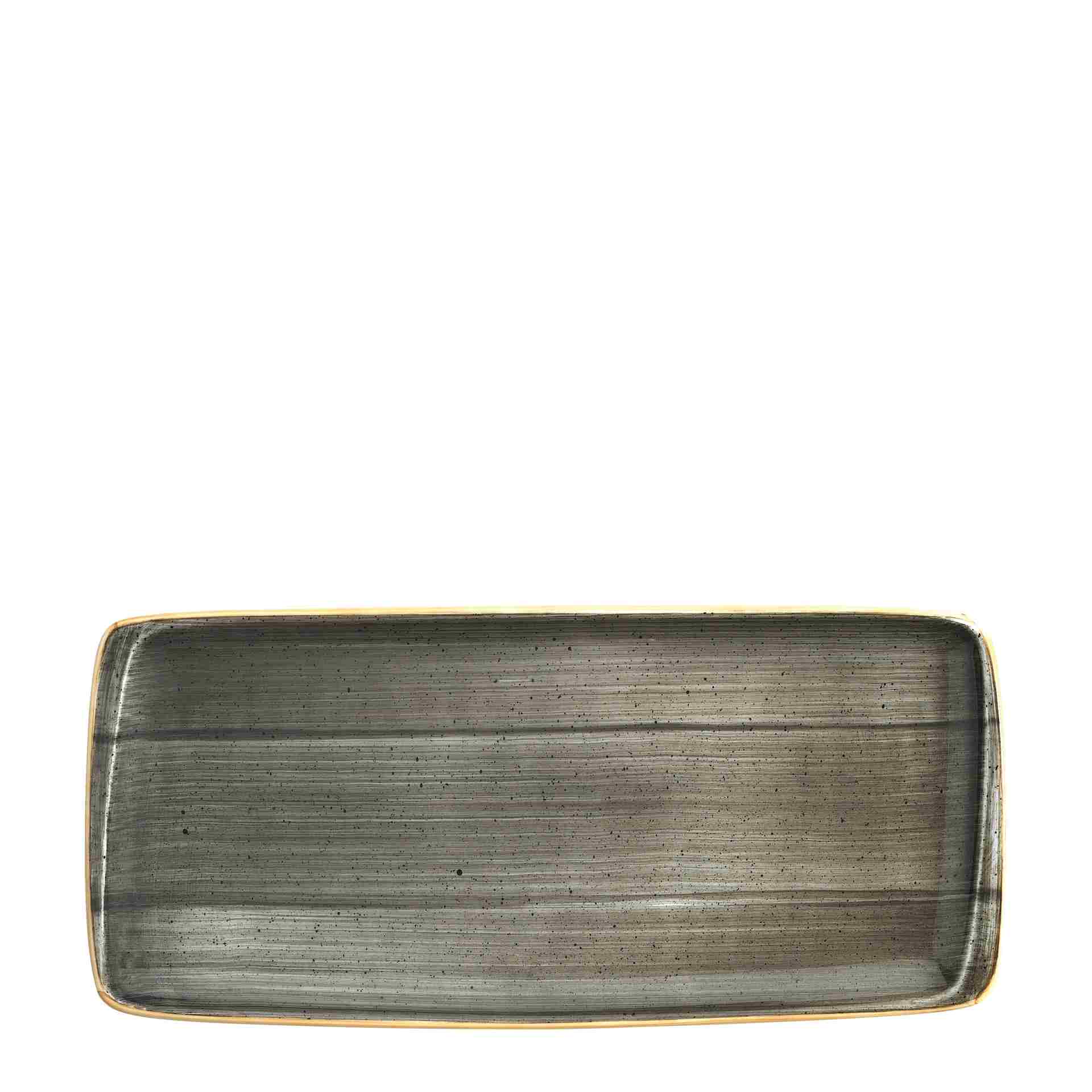 Servierplatte "Moove", Bonna, Aura Space, Grau - 34 x 16 cm