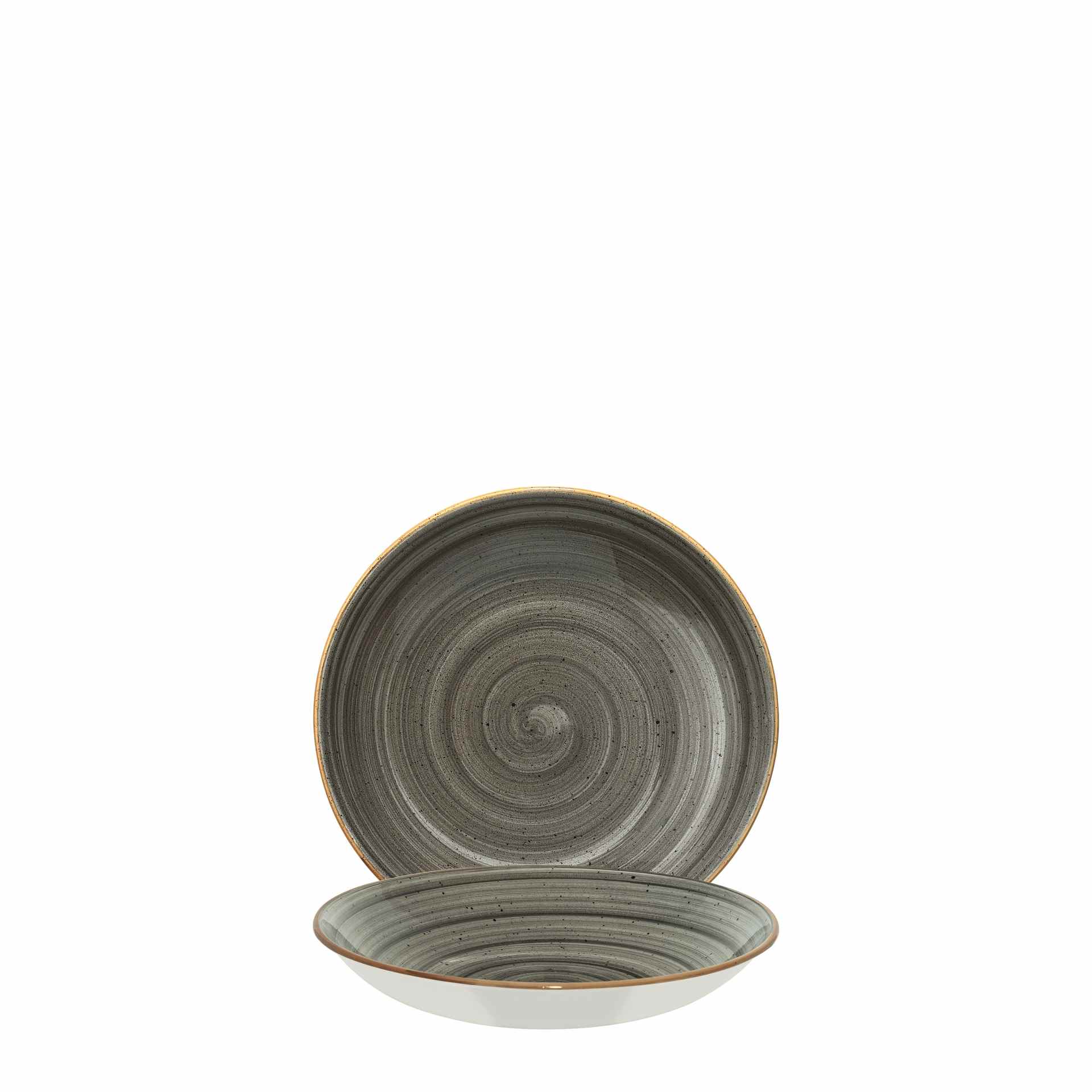 Teller tief "Gourmet", Bonna, Aura Space, Grau - Ø 20 cm | 500 ml