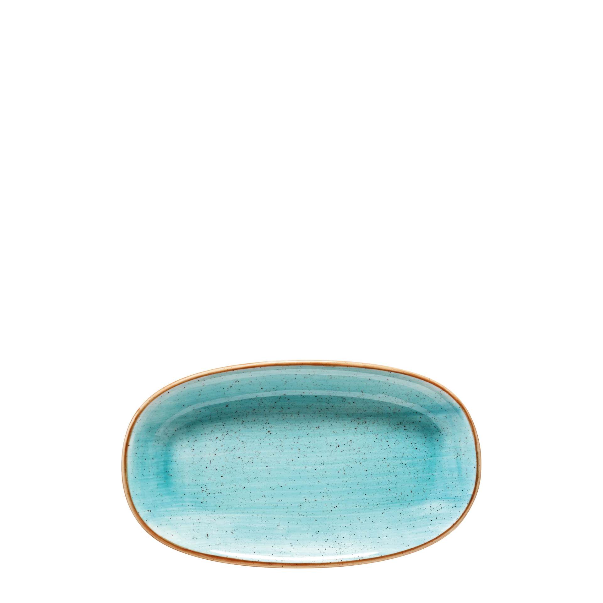 Servierplatte "Gourmet", Bonna, Aura Aqua, Türkis - 24 x 14 cm