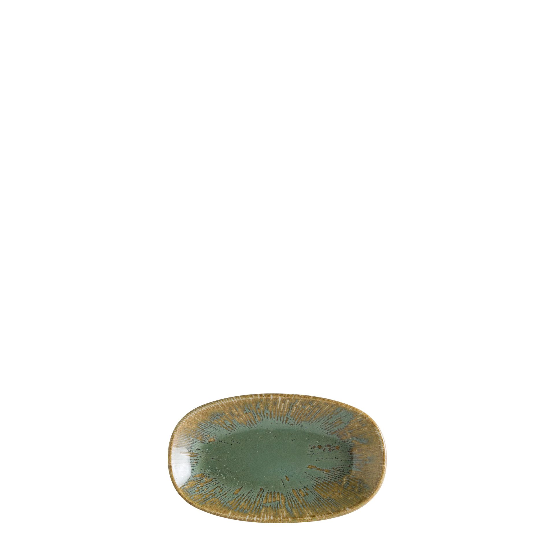 Servierplatte, Bonna, Snell Sage, Grün - 15 x 9 cm
