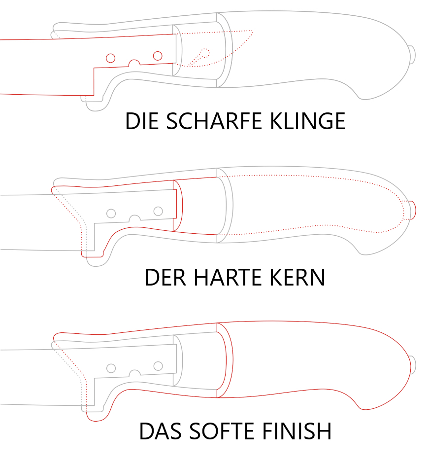 Küchenmesser, Giesser, PrimeLine - Klingenlänge: 13 cm