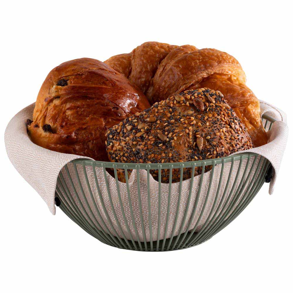 Brot- & Obstkorb, APS, SVART, Grün - Ø 20 cm | H 8 cm