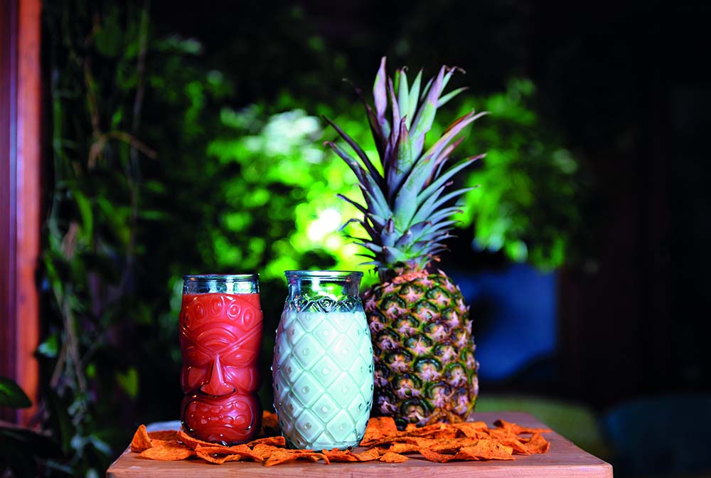 Ananas Cooler Glas "Tiki", Vidrios Reciclados San Miguel - 385 ml