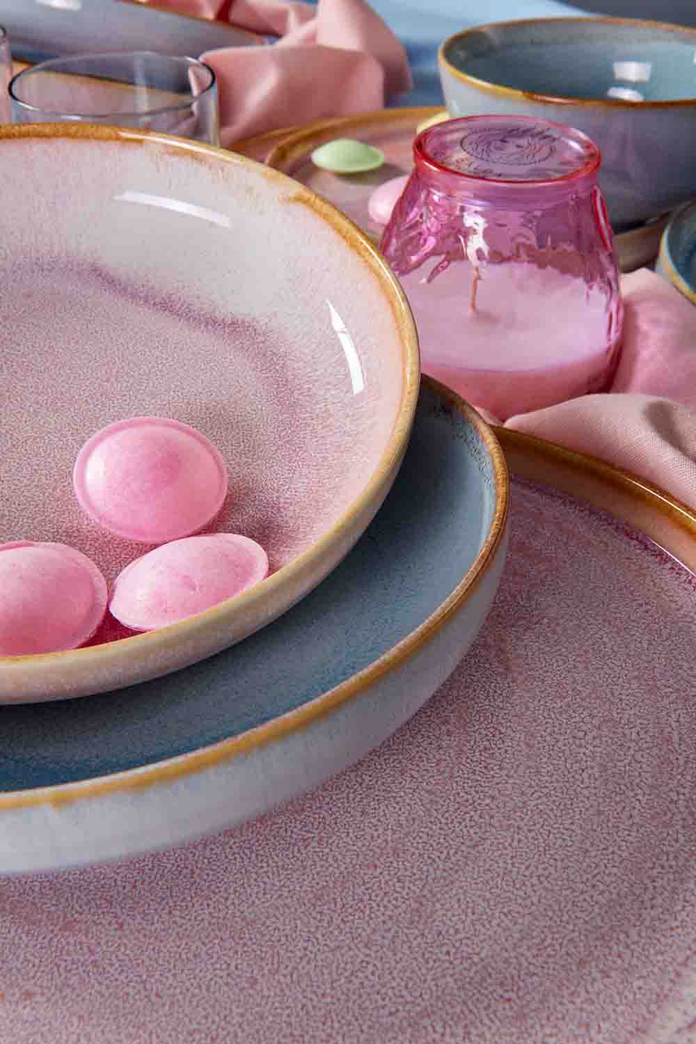 Dessertteller, APS Porcelain, Ming Rose - Ø 22 cm
