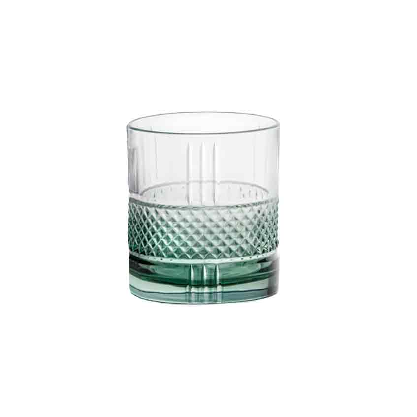 Double Old Fashioned Glas, RCR, Jackie, Grün - 336ml