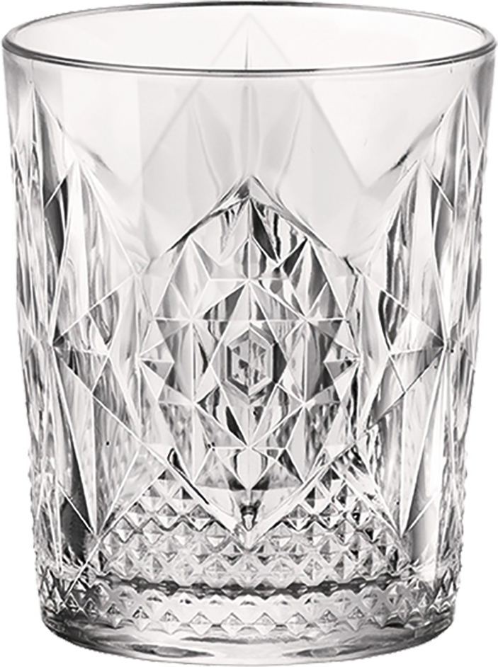 Double Old Fashioned Glas/Tumbler, Bormioli Rocco, Stone - 390 ml