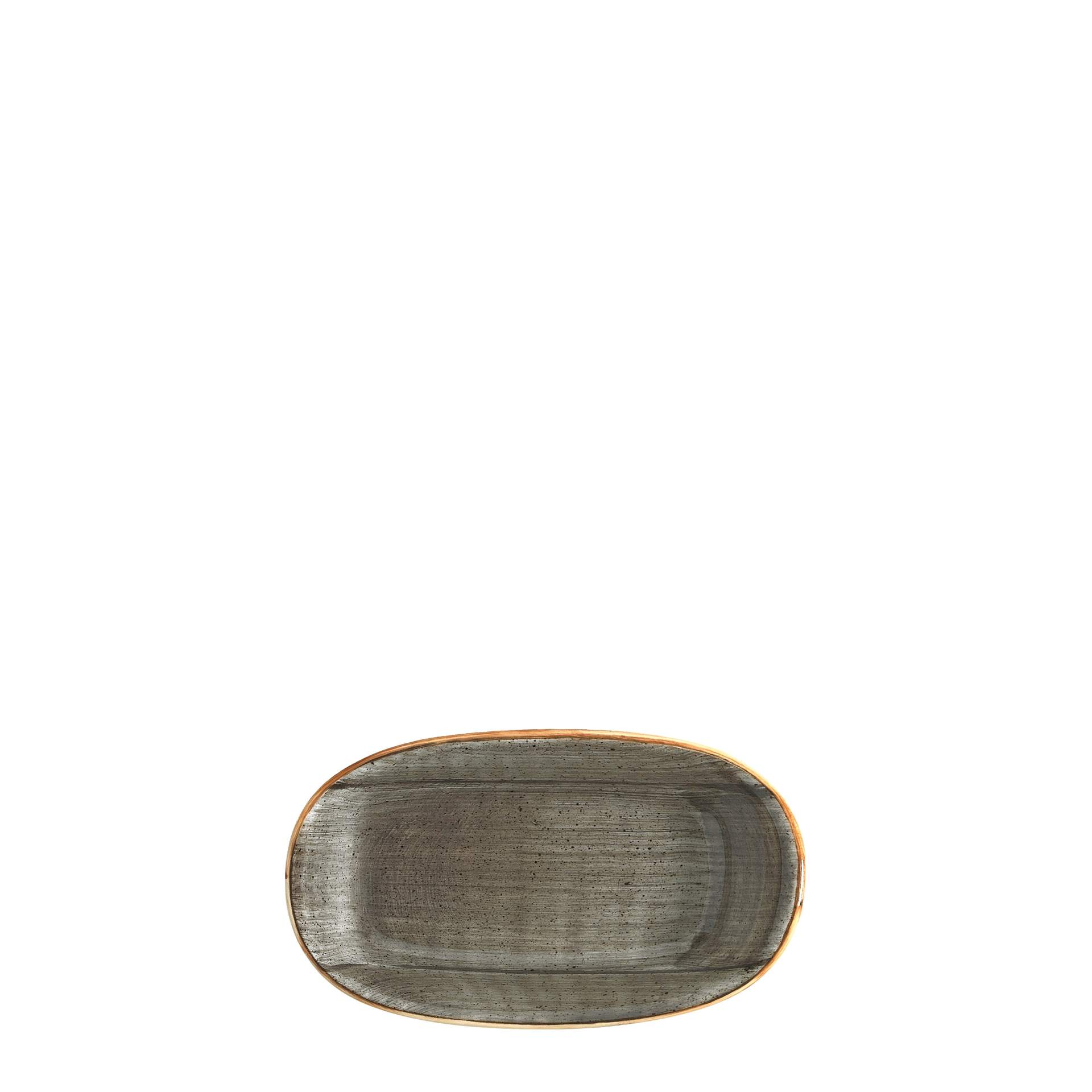 Servierplatte "Gourmet", Bonna, Aura Space, Grau - 19,2 x 11,1 cm