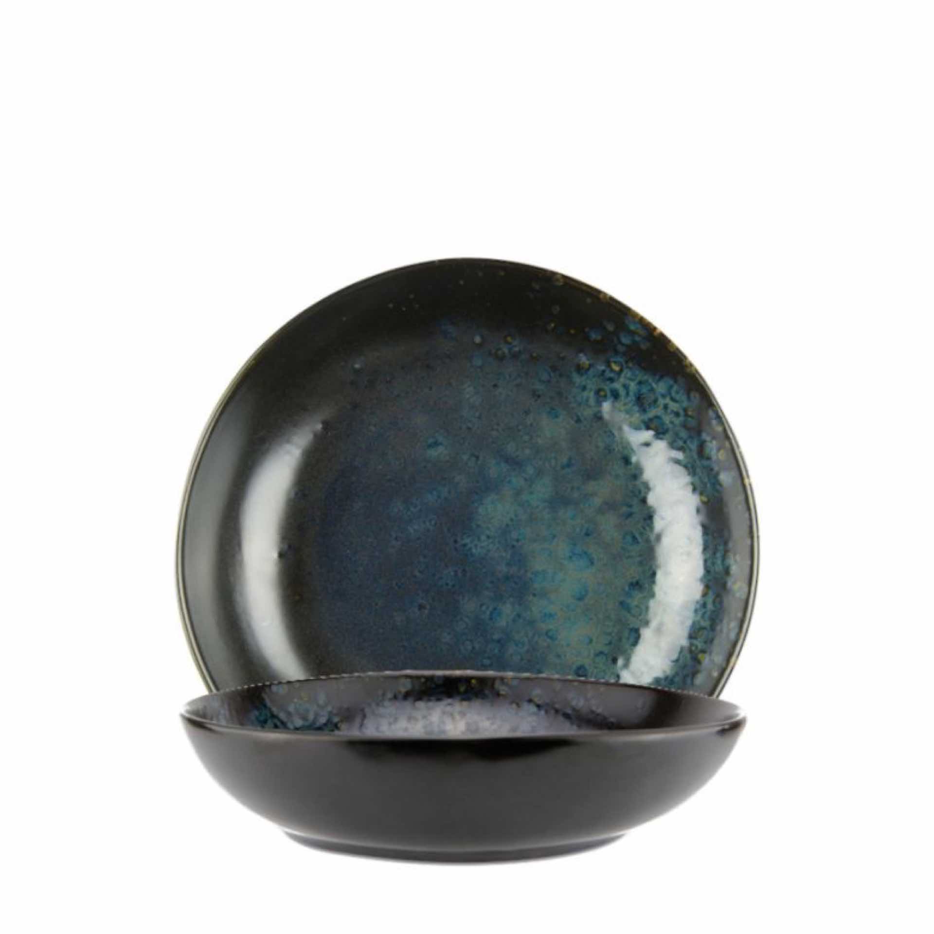 Schale, Le Coq Porcelain, Phobos Schwarz - Ø 28 cm | H 6,5 cm
