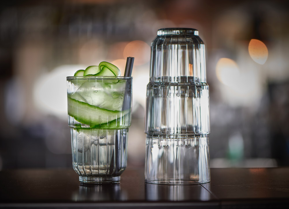 Highball / Longdrinkglas / Beverage, Onis, LinQ, Grau - 355 ml