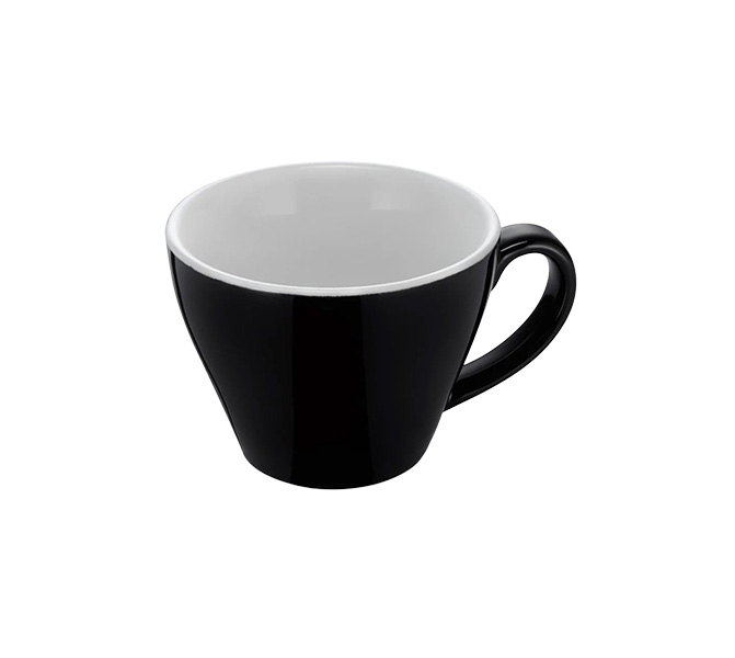 Kaffeetasse, WAS Germany, Italia, Schwarz / Weiß - 180 ml