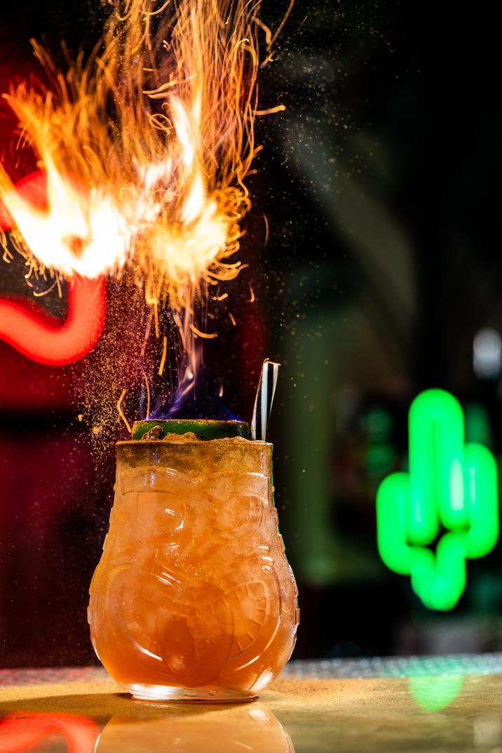 Tiki Tumbler aus Glas, Onis - 470 ml